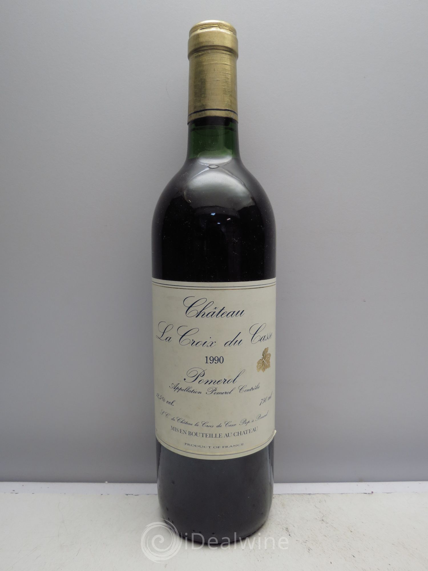 Château la Croix du Casse 1990 - Lot de 1 bouteille - 0