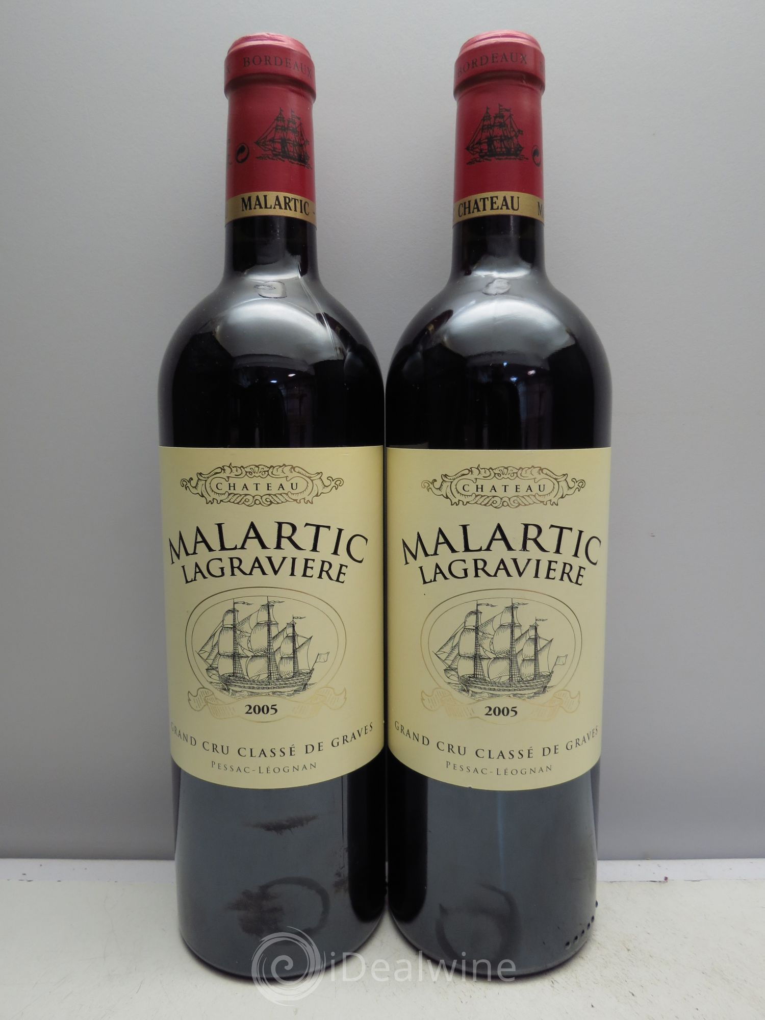 Château Malartic-Lagravière Cru Classé de Graves 2005 - Lot de 2 bouteilles - 0