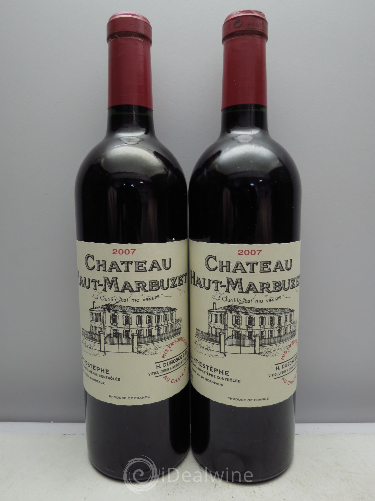 Château Haut Marbuzet 2007 - Lot de 2 bouteilles - 0
