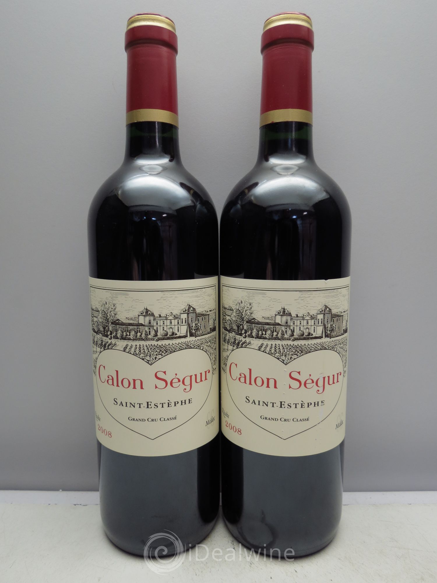 Château Calon Ségur 3ème Grand Cru Classé 2008 - Lot de 2 bouteilles - 0