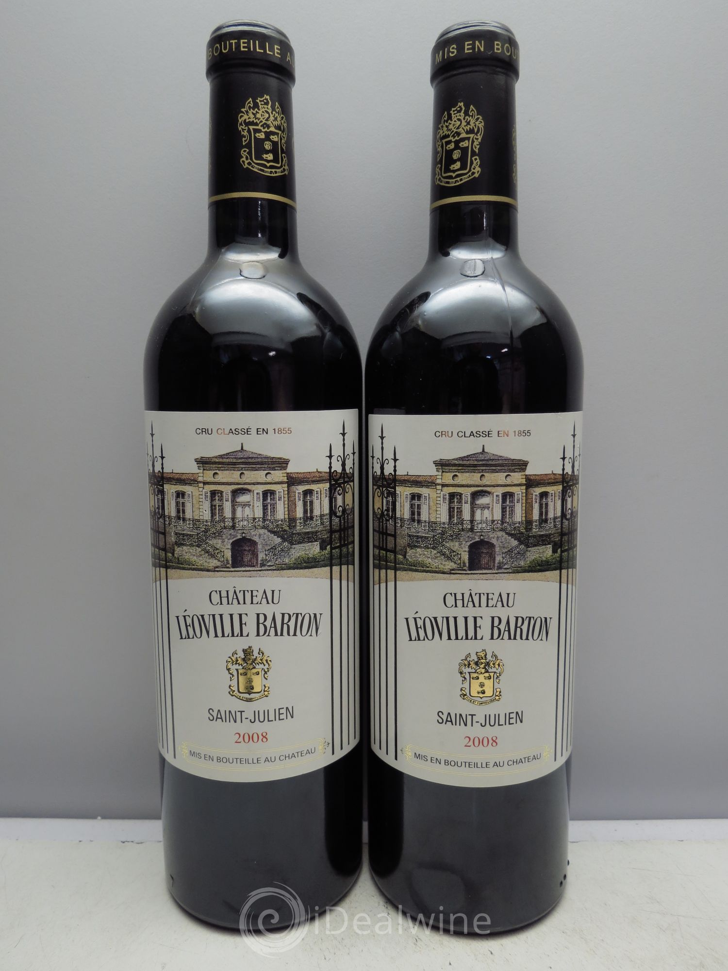 Château Léoville Barton 2ème Grand Cru Classé 2008 - Lot de 2 bouteilles - 0