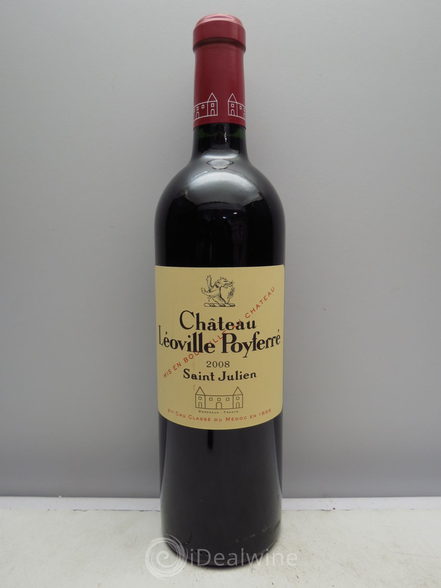 Château Léoville Poyferré 2ème Grand Cru Classé 2008 - Lot de 1 bouteille - 0