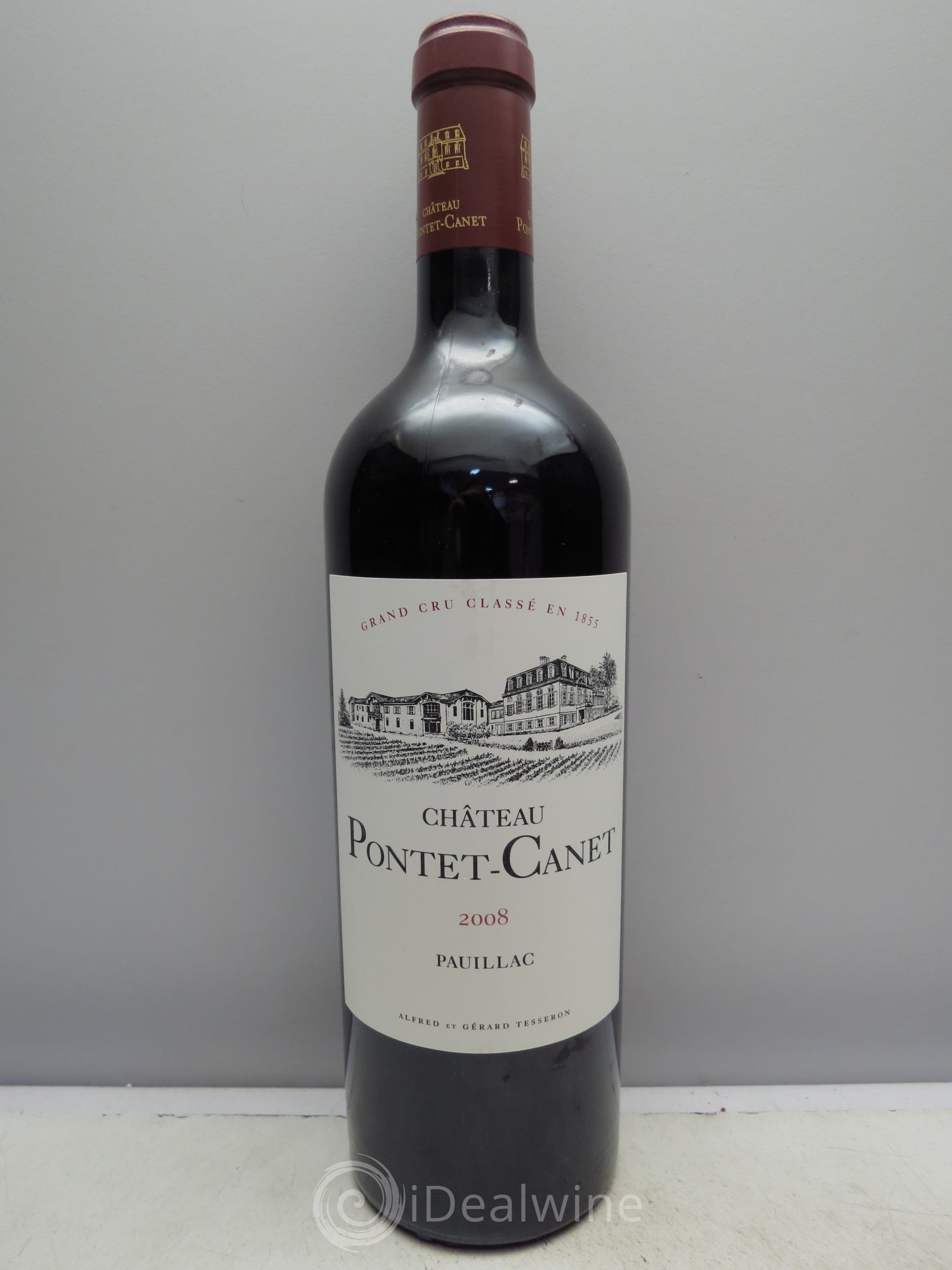 Château Pontet Canet 5ème Grand Cru Classé 2008 - Lot de 1 bouteille - 0