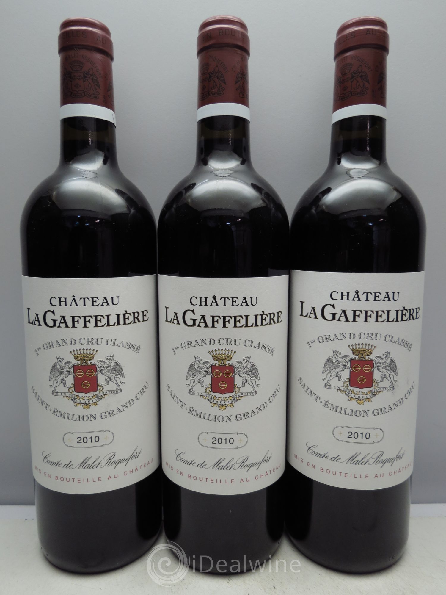 Château la Gaffelière 1er Grand Cru Classé B 2010 - Lot de 3 bouteilles - 0
