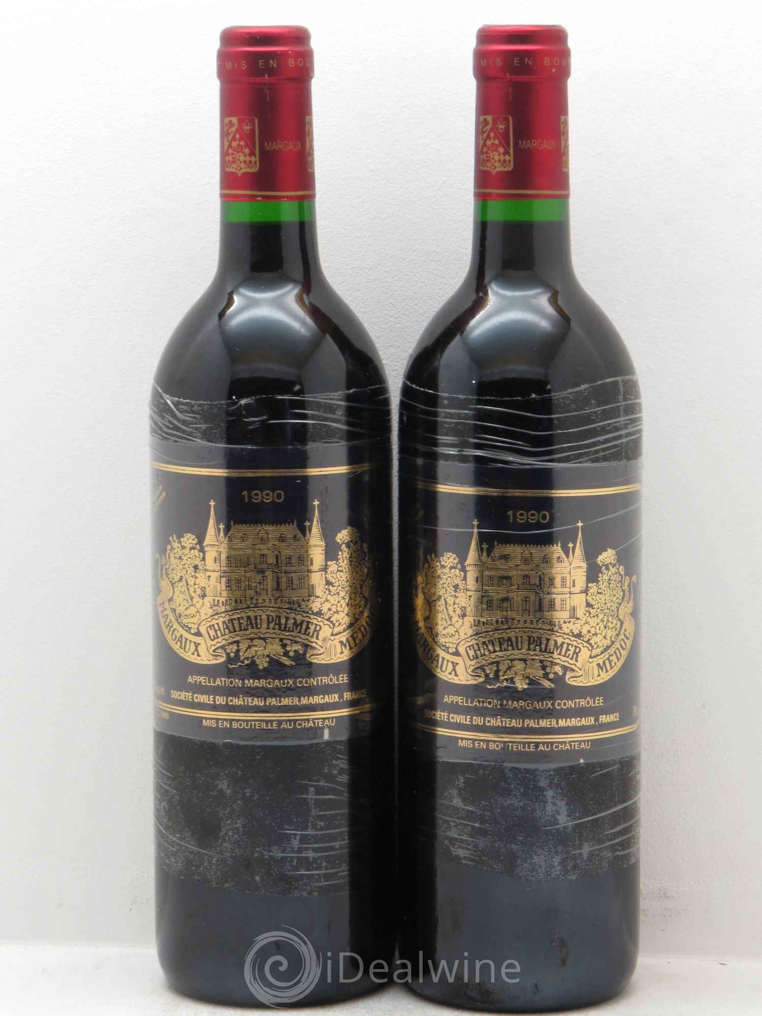 Château Palmer 3ème Grand Cru Classé 1990 - Lot de 2 bouteilles - 0