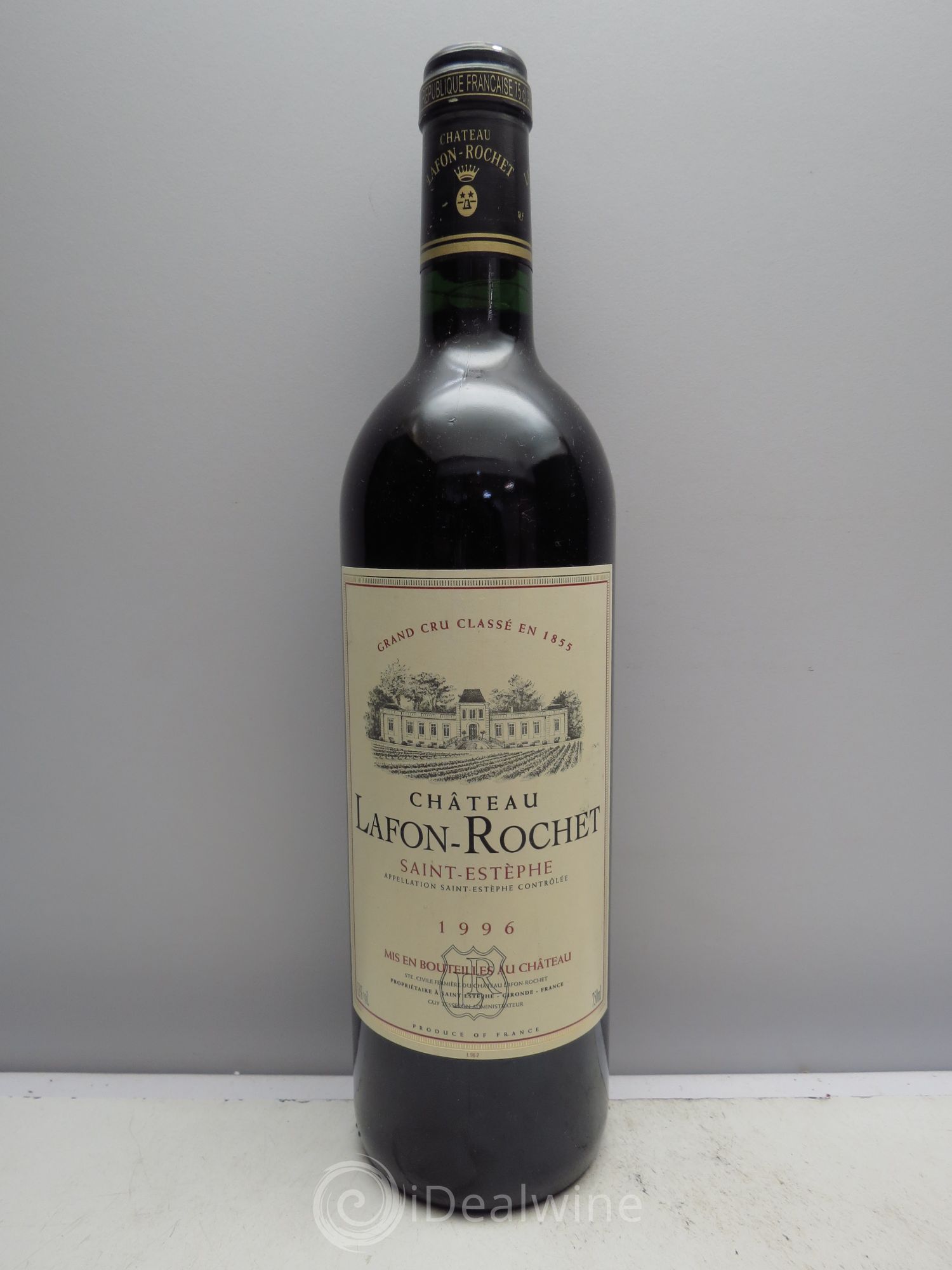 Château Lafon Rochet 4ème Grand Cru Classé 1996 - Lot de 1 bouteille - 0