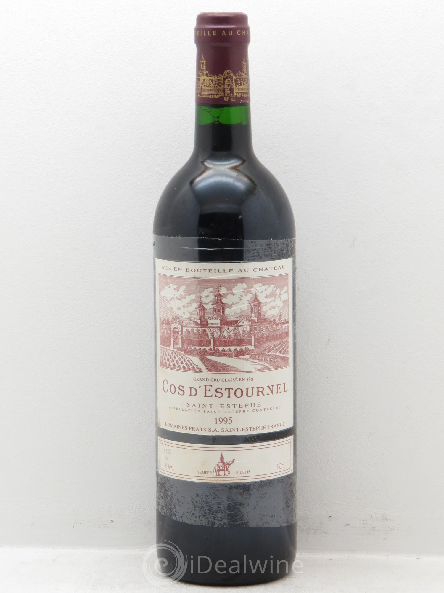 Cos d'Estournel 2ème Grand Cru Classé 1995 - Lot de 1 bouteille - 0