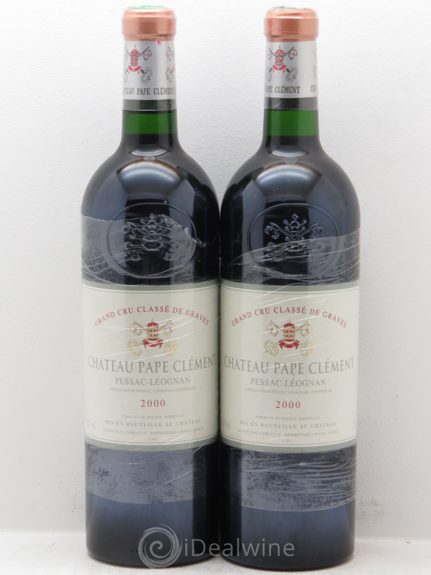 Château Pape Clément Cru Classé de Graves 2000 - Lot de 2 bouteilles - 0