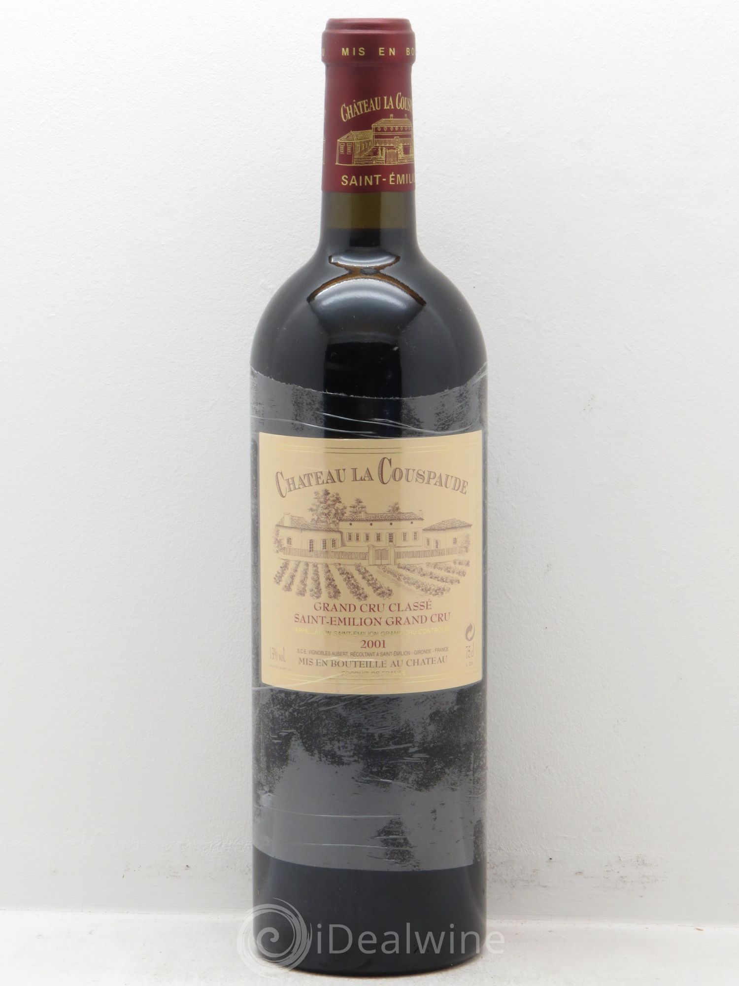 Château la Couspaude Grand Cru Classé 2001 - Lot de 1 bouteille - 0