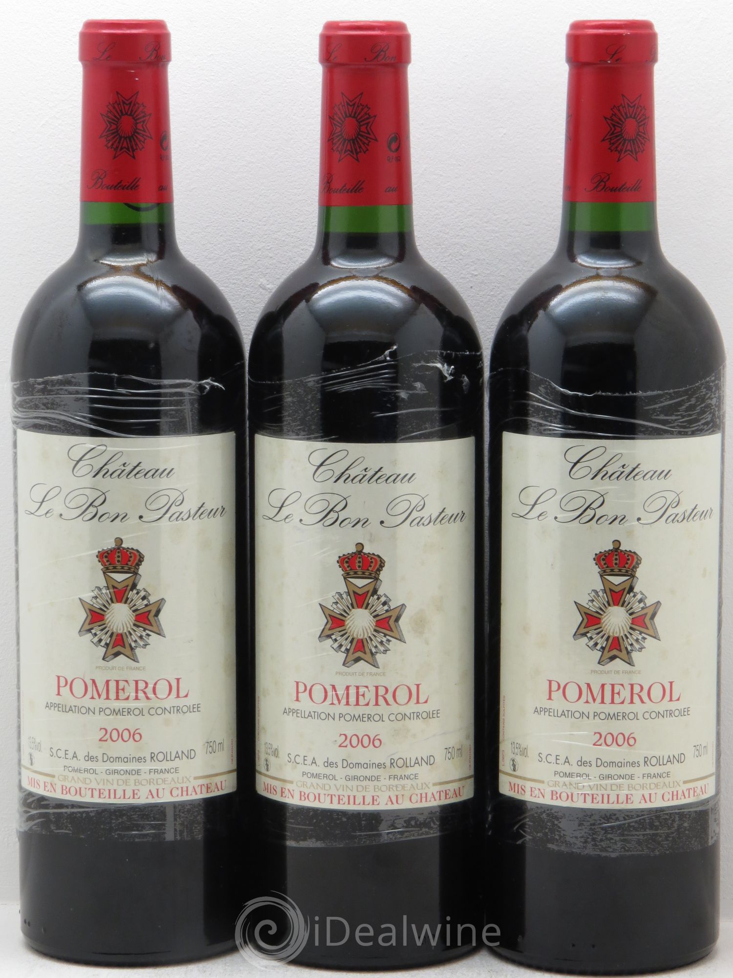 Château le Bon Pasteur 2006 - Lot de 3 bouteilles - 0