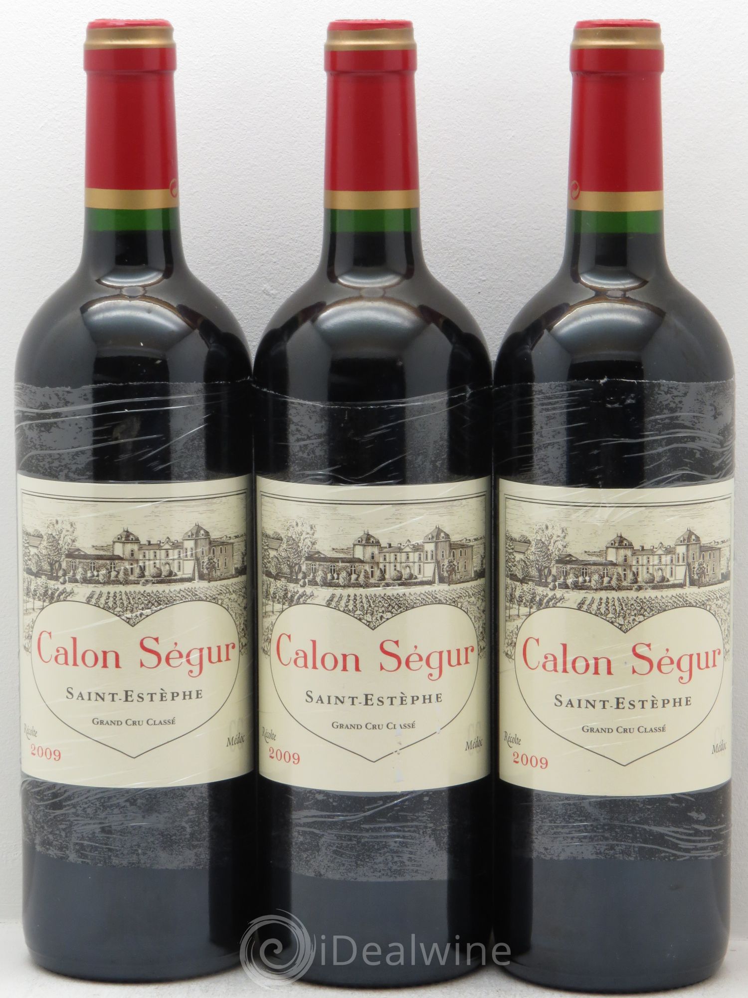 Château Calon Ségur 3ème Grand Cru Classé 2009 - Lot de 3 bouteilles - 0