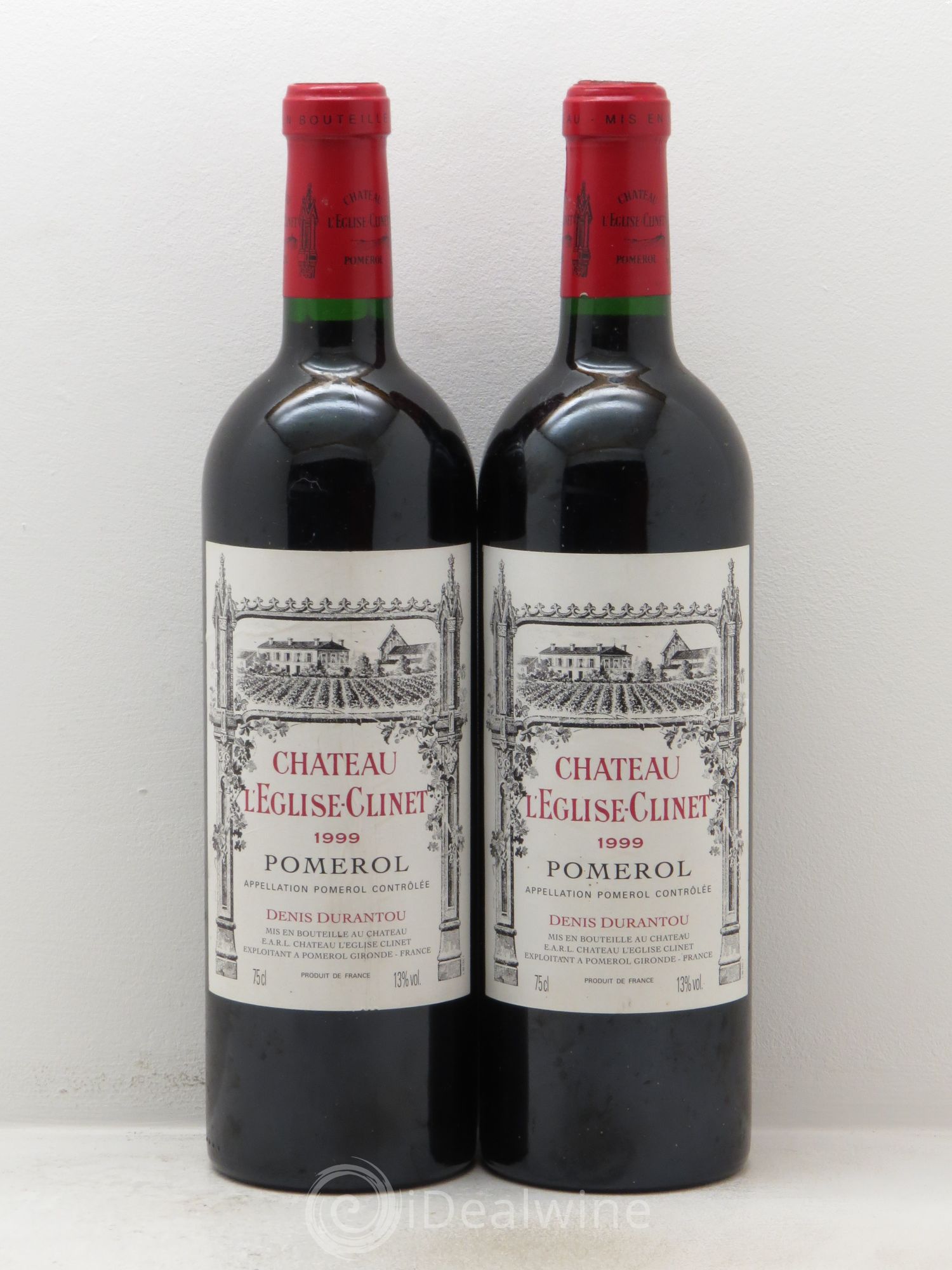 Château l' Église Clinet 1999 - Lot de 2 bouteilles - 0