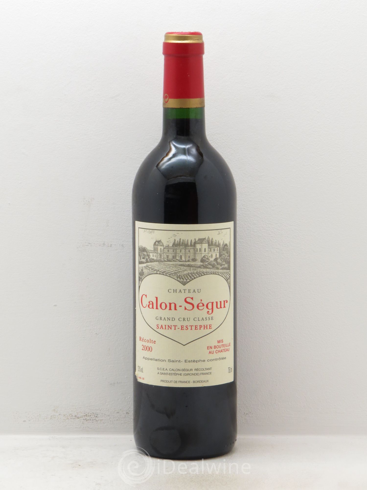 Château Calon Ségur 3ème Grand Cru Classé 2000 - Lot de 1 bouteille - 0