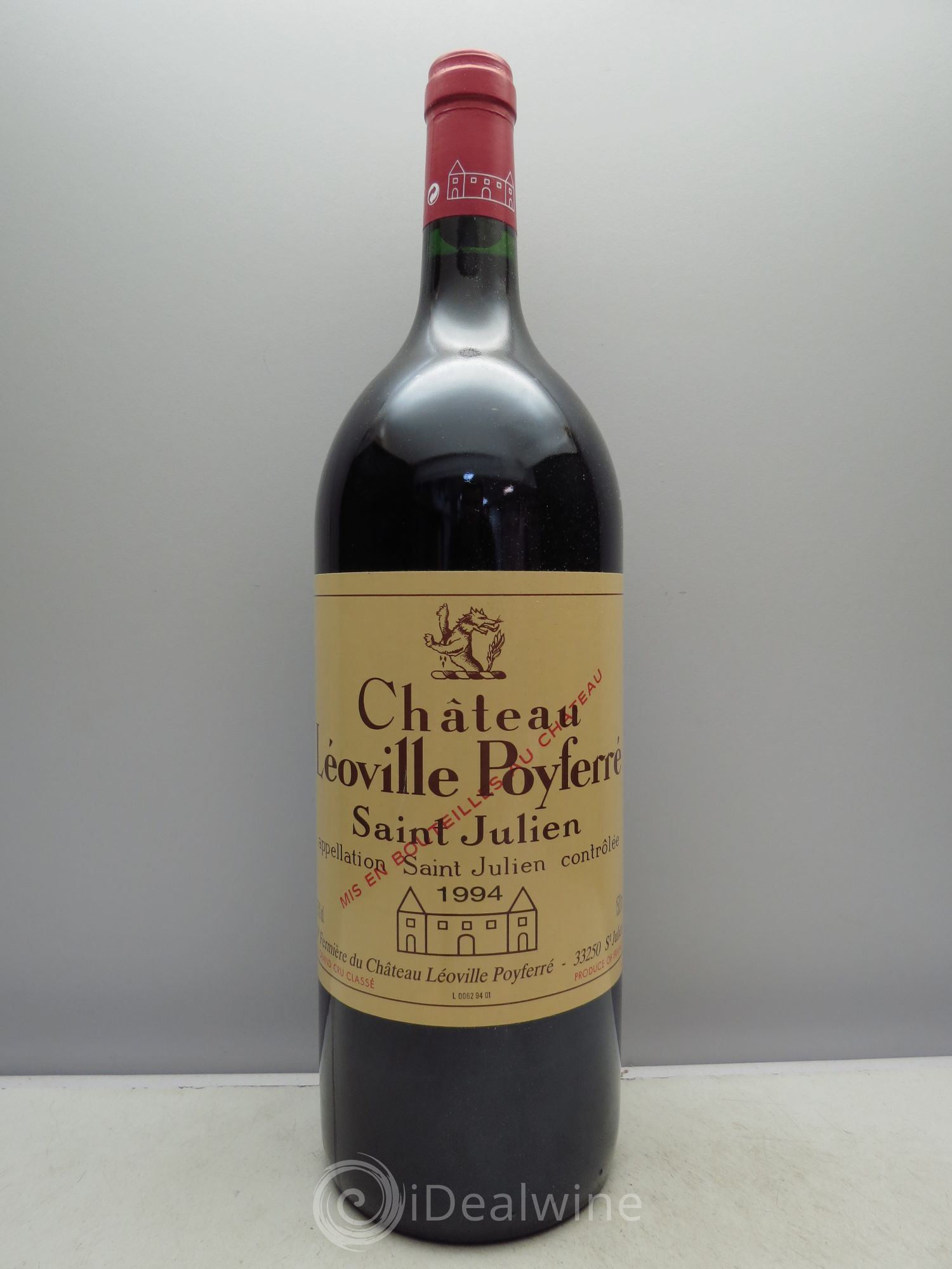 Château Léoville Poyferré 2ème Grand Cru Classé (CB marquée au feutre) 1994 - Posten von 6 Magnum - 0