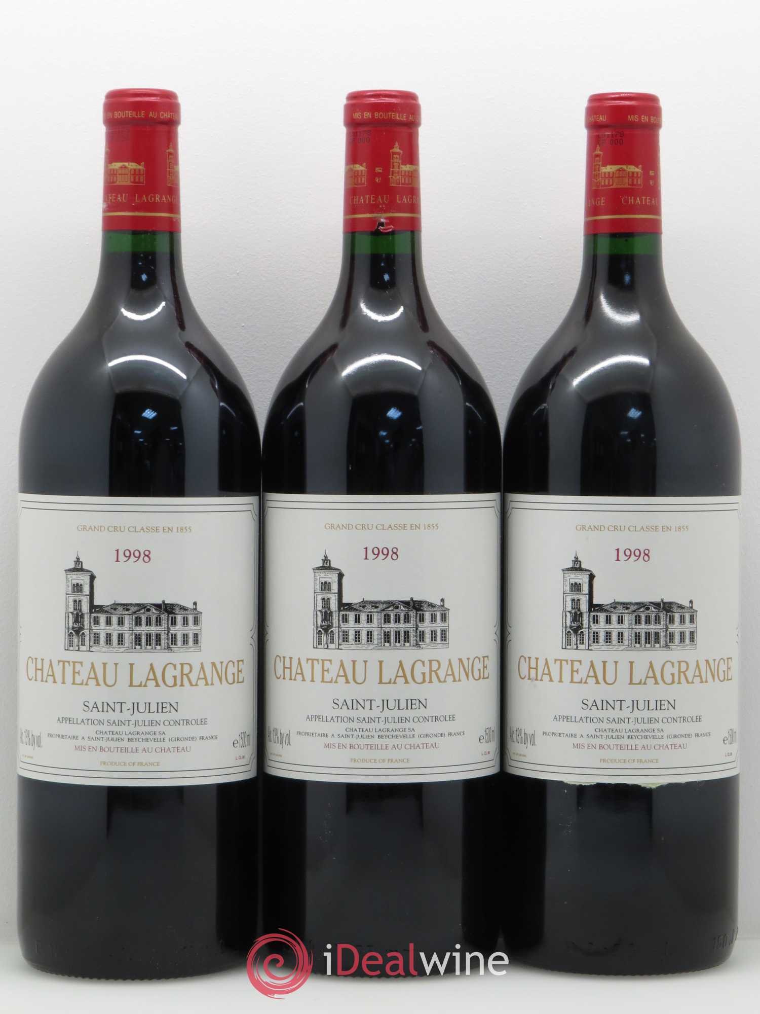 Château Lagrange 3ème Grand Cru Classé 1998 - Lot de 6 magnums - 1