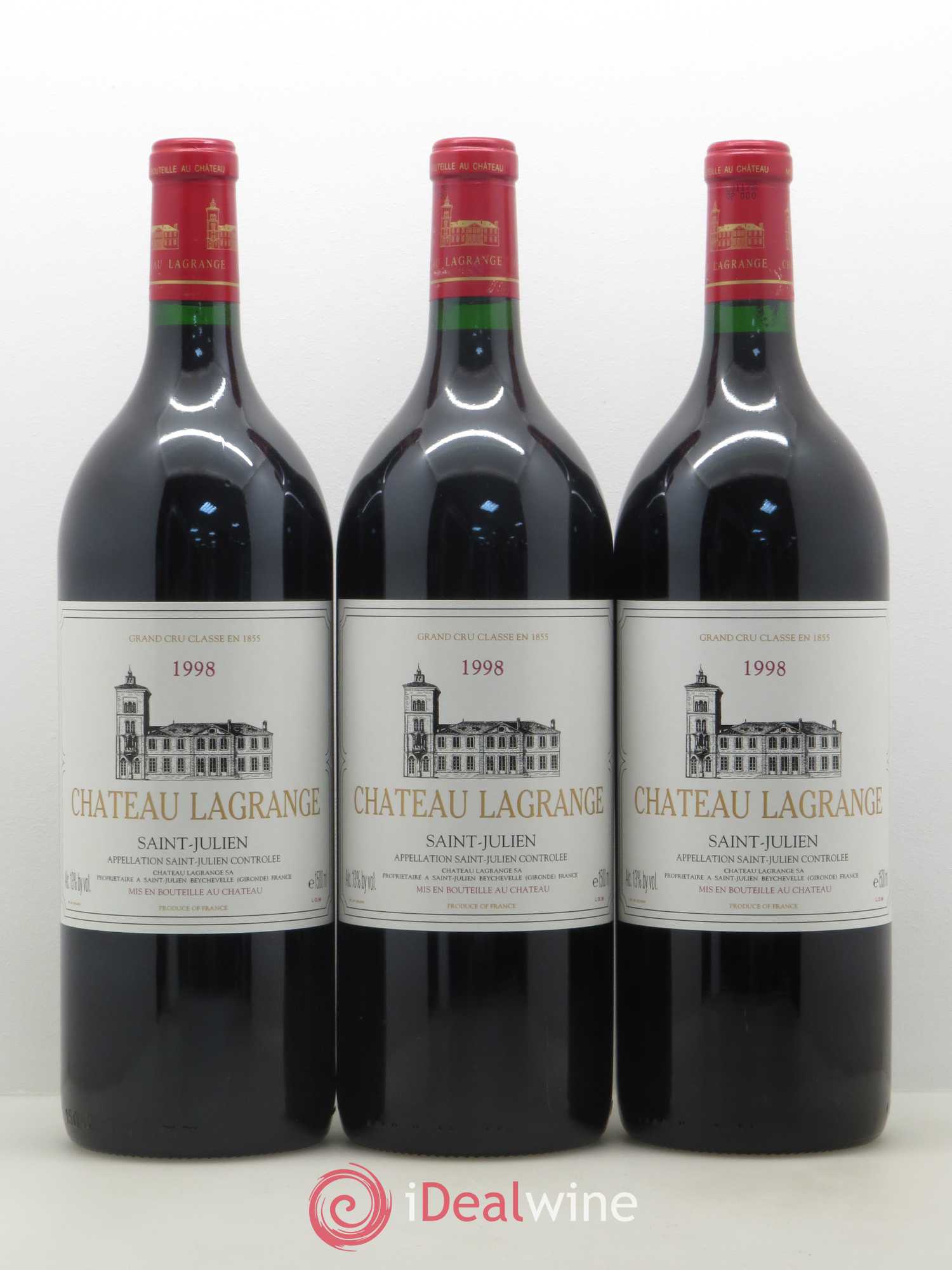 Château Lagrange 3ème Grand Cru Classé 1998 - Lot de 6 magnums - 1