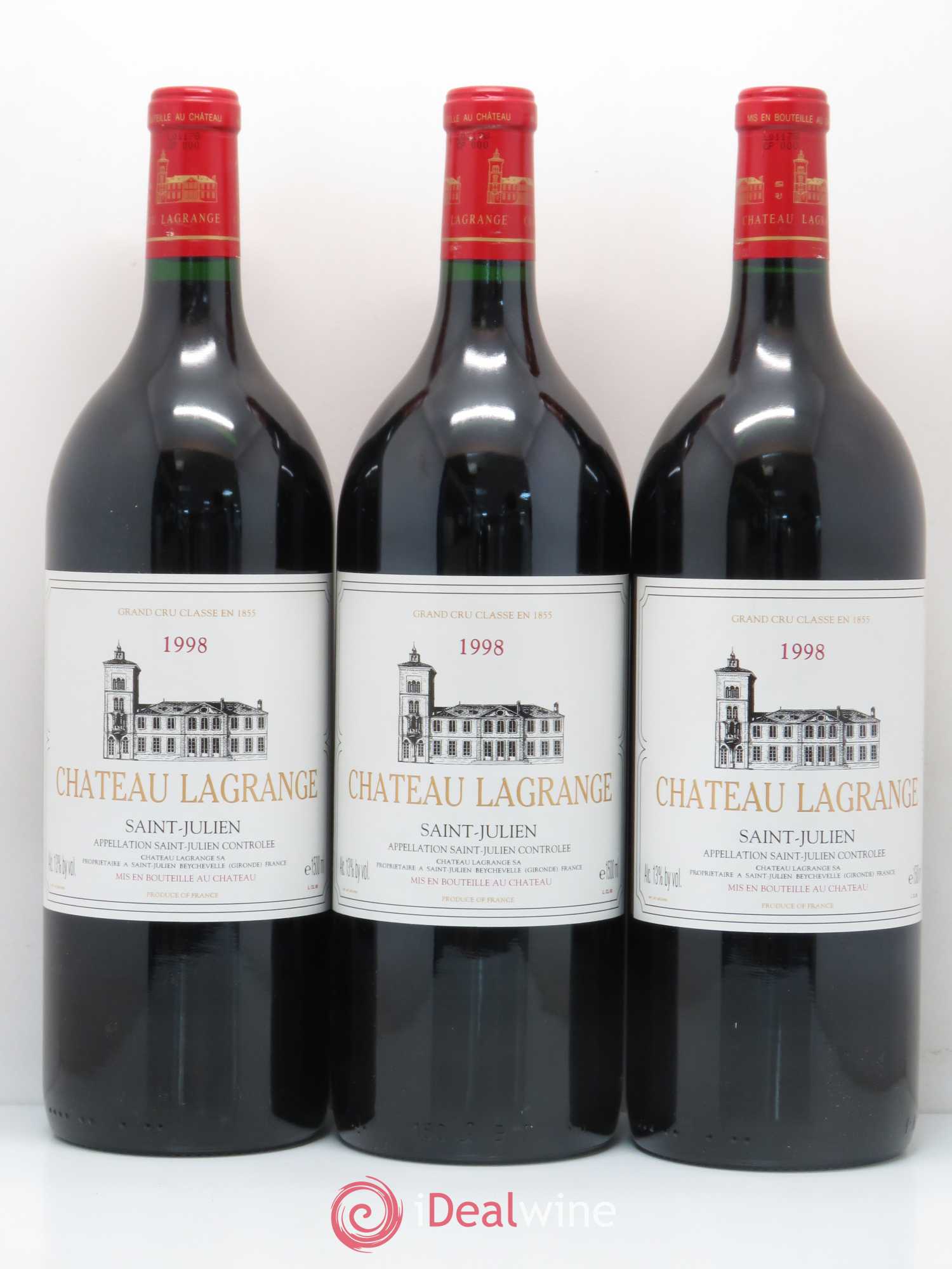 Château Lagrange 3ème Grand Cru Classé 1998 - Lot de 6 magnums - 2