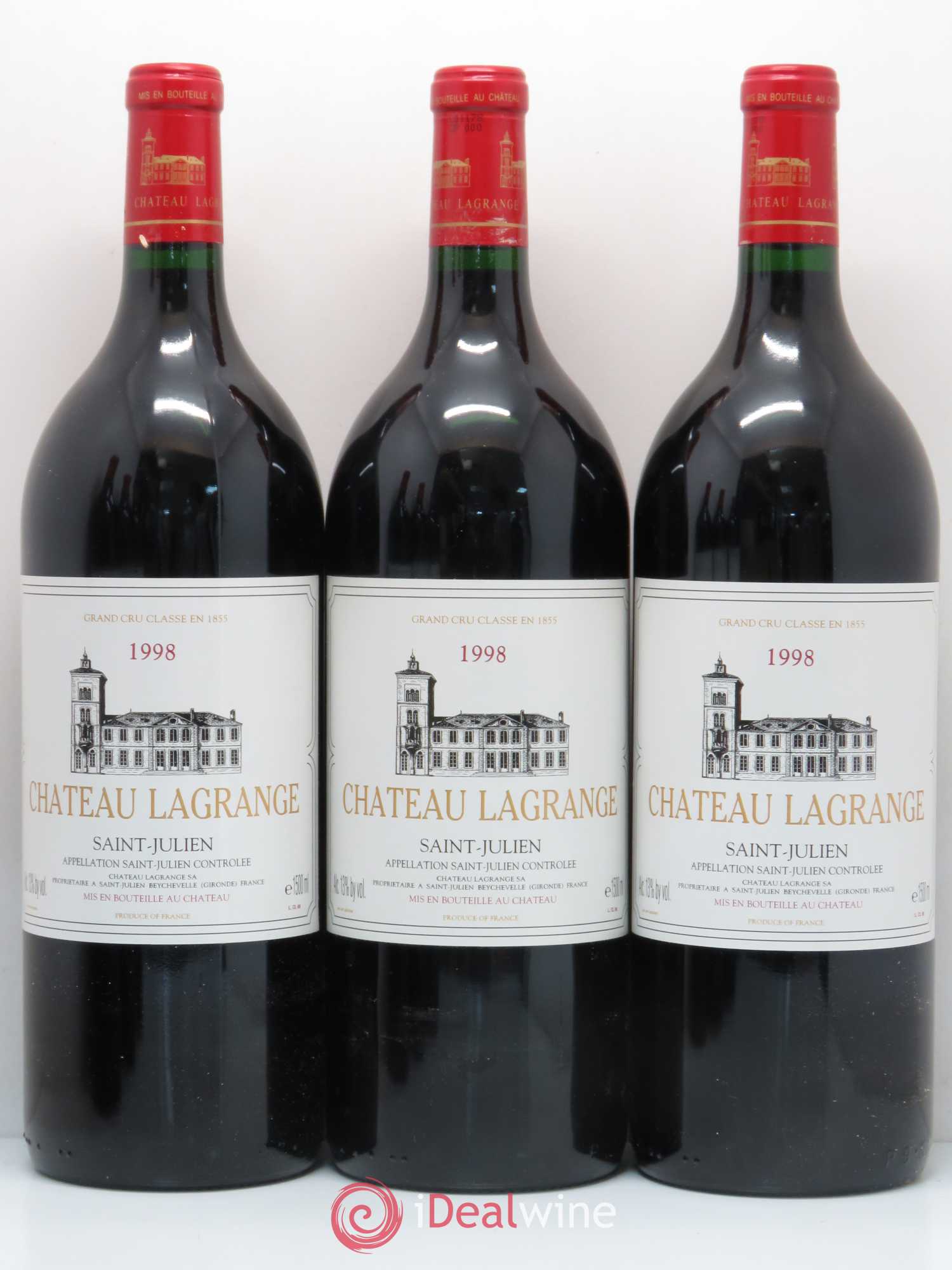 Château Lagrange 3ème Grand Cru Classé 1998 - Lot de 6 magnums - 1