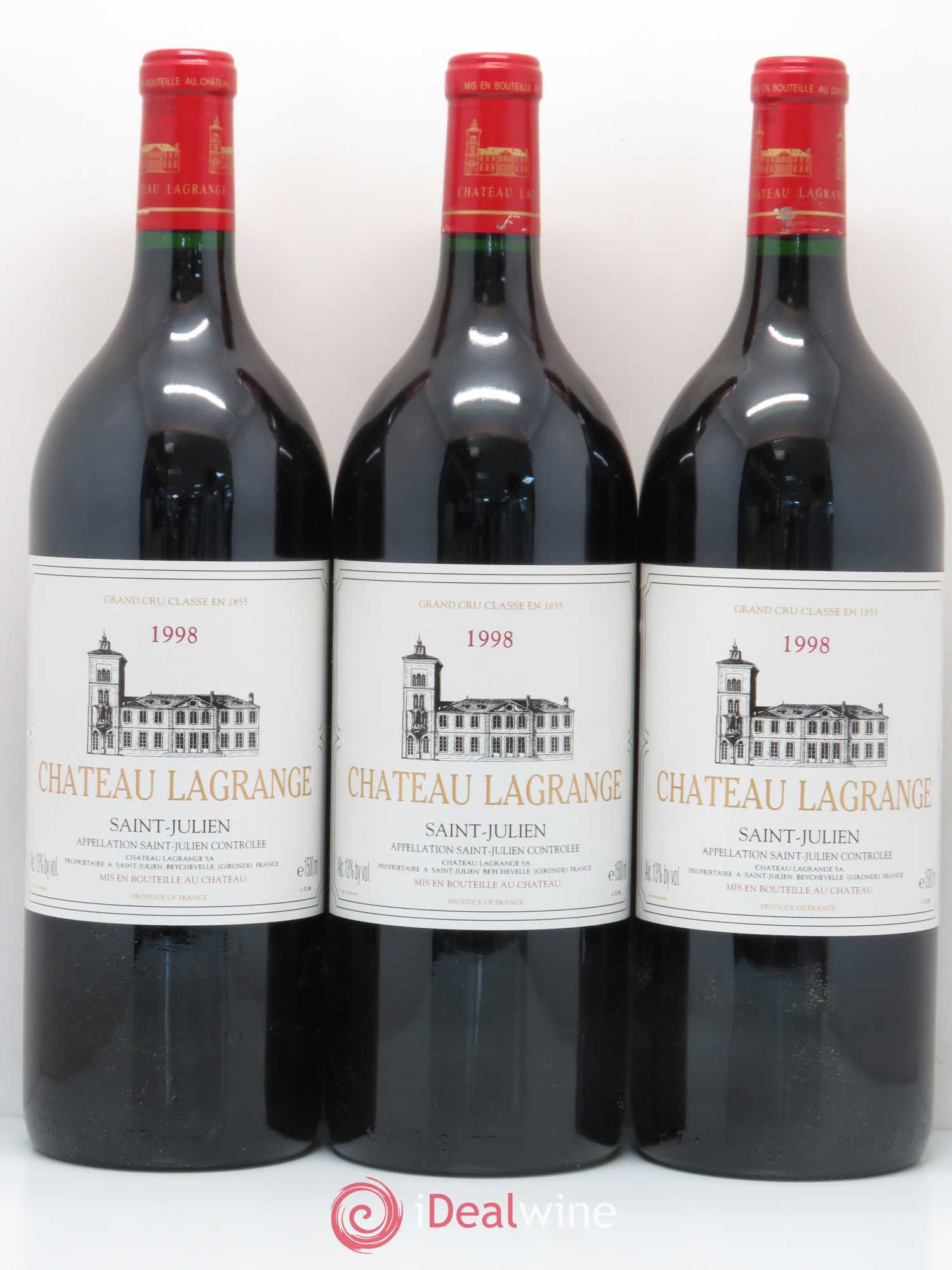Château Lagrange 3ème Grand Cru Classé 1998 - Lot de 6 magnums - 2