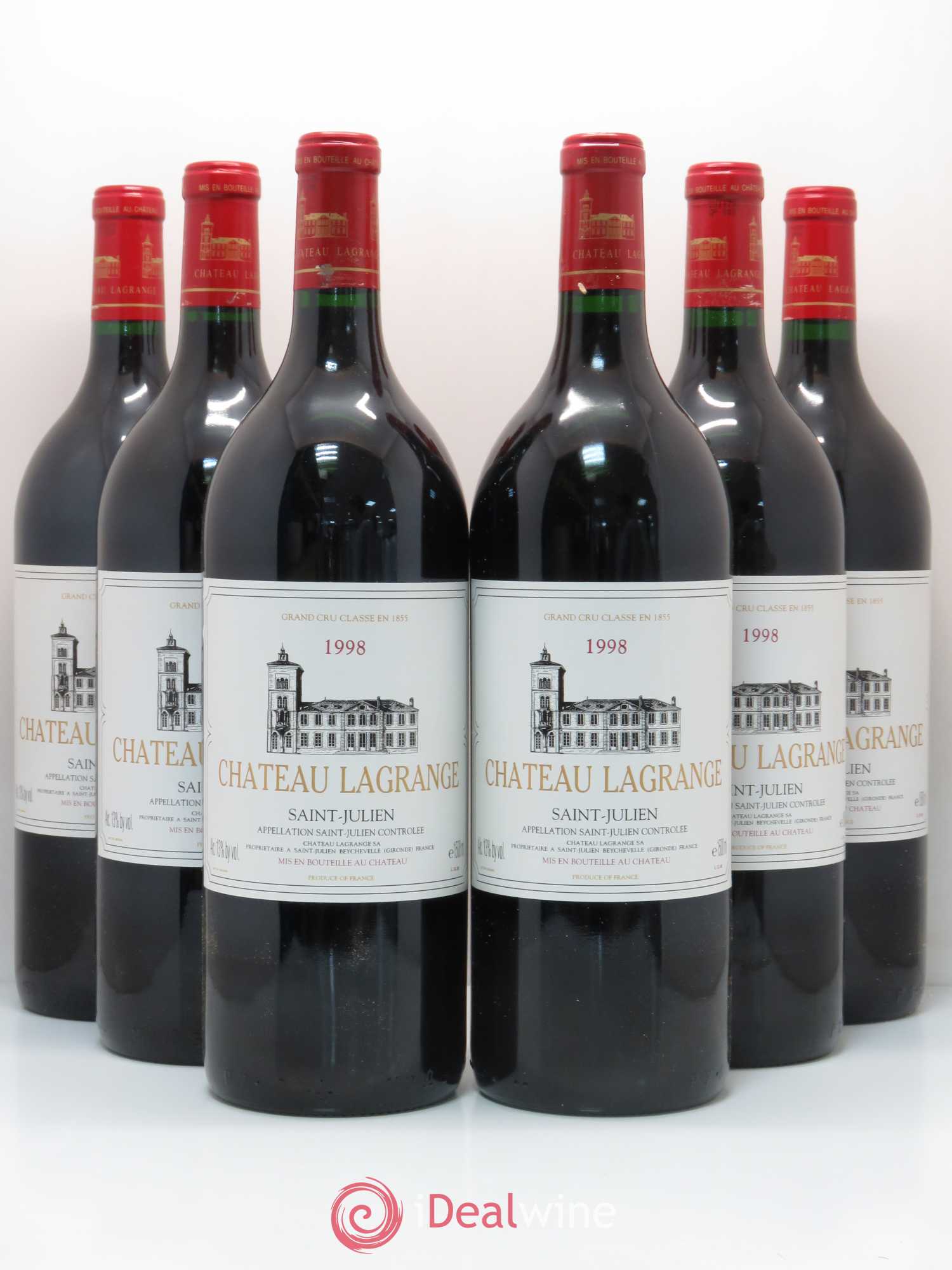 Château Lagrange 3ème Grand Cru Classé 1998 - Lot de 6 magnums - 0