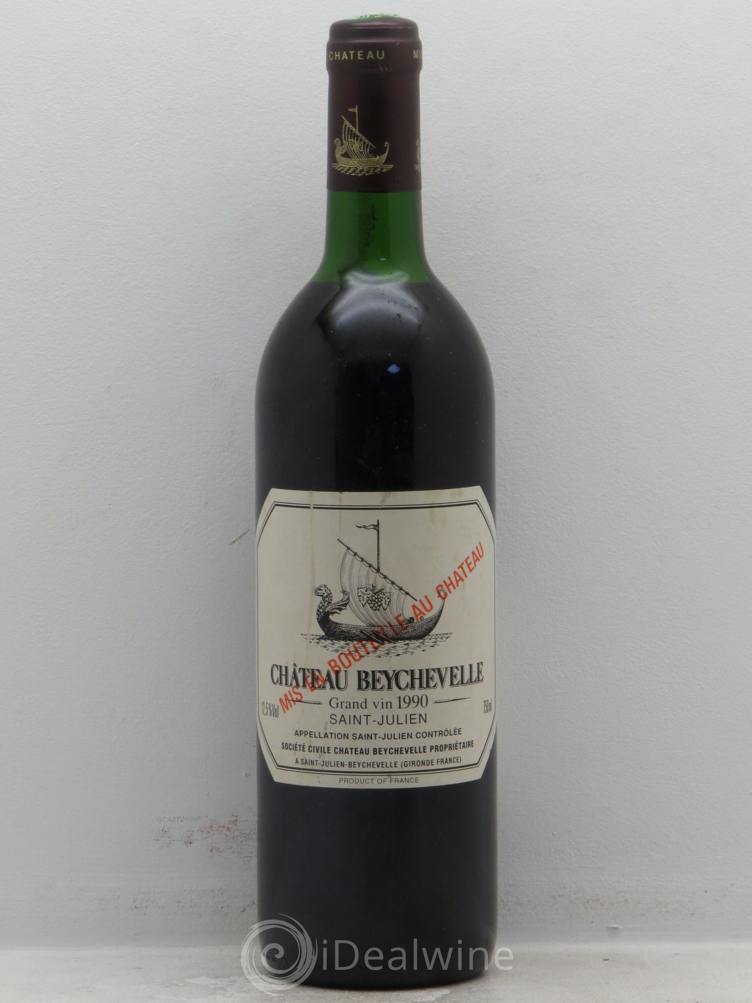 Château Beychevelle 4ème Grand Cru Classé 1990 - Lot de 1 bouteille - 0