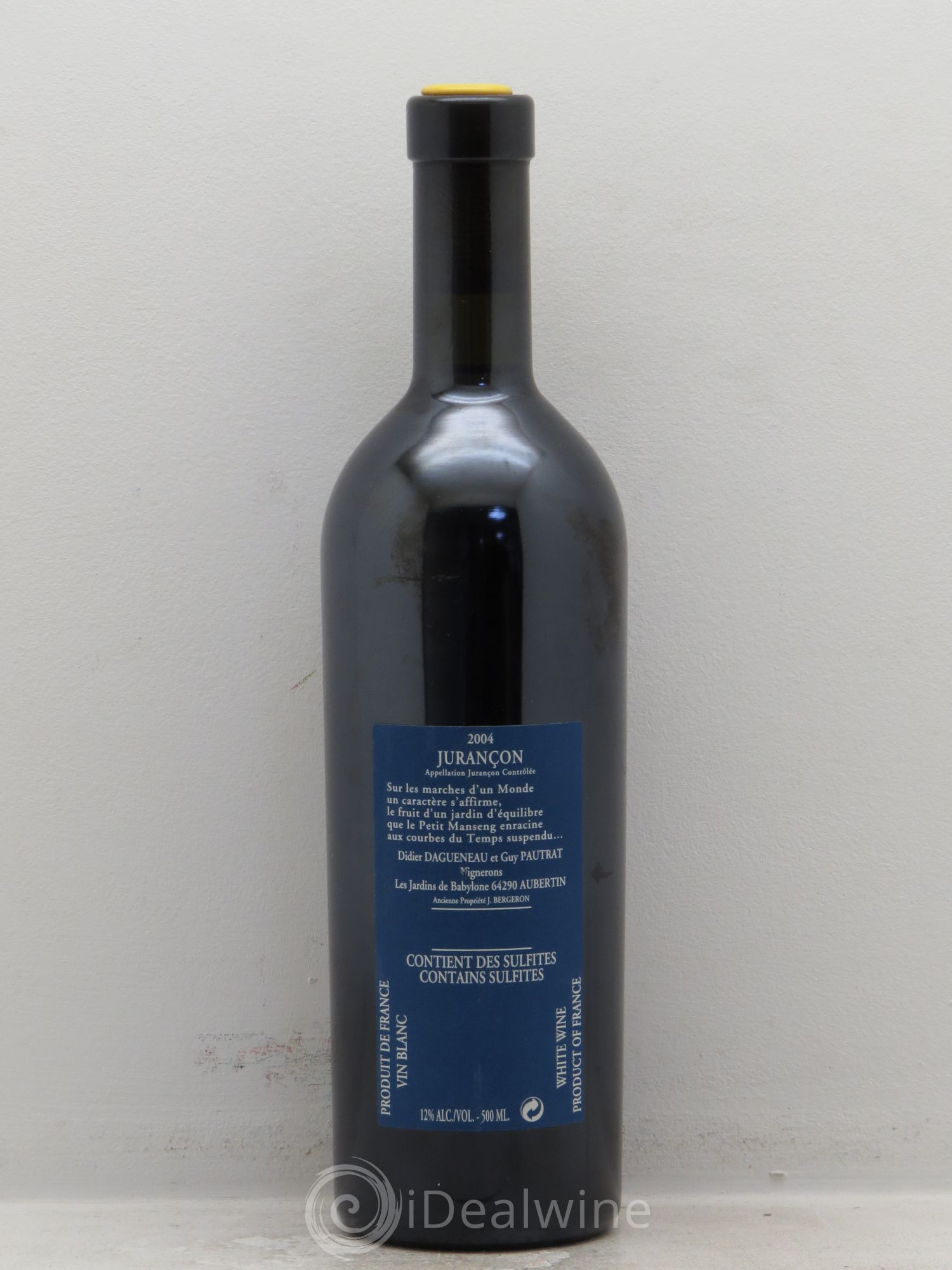 Vin de France (anciennement Jurançon) Jardins de Babylone Didier Dagueneau 2004 - Lotto di 1 bottiglia - 1