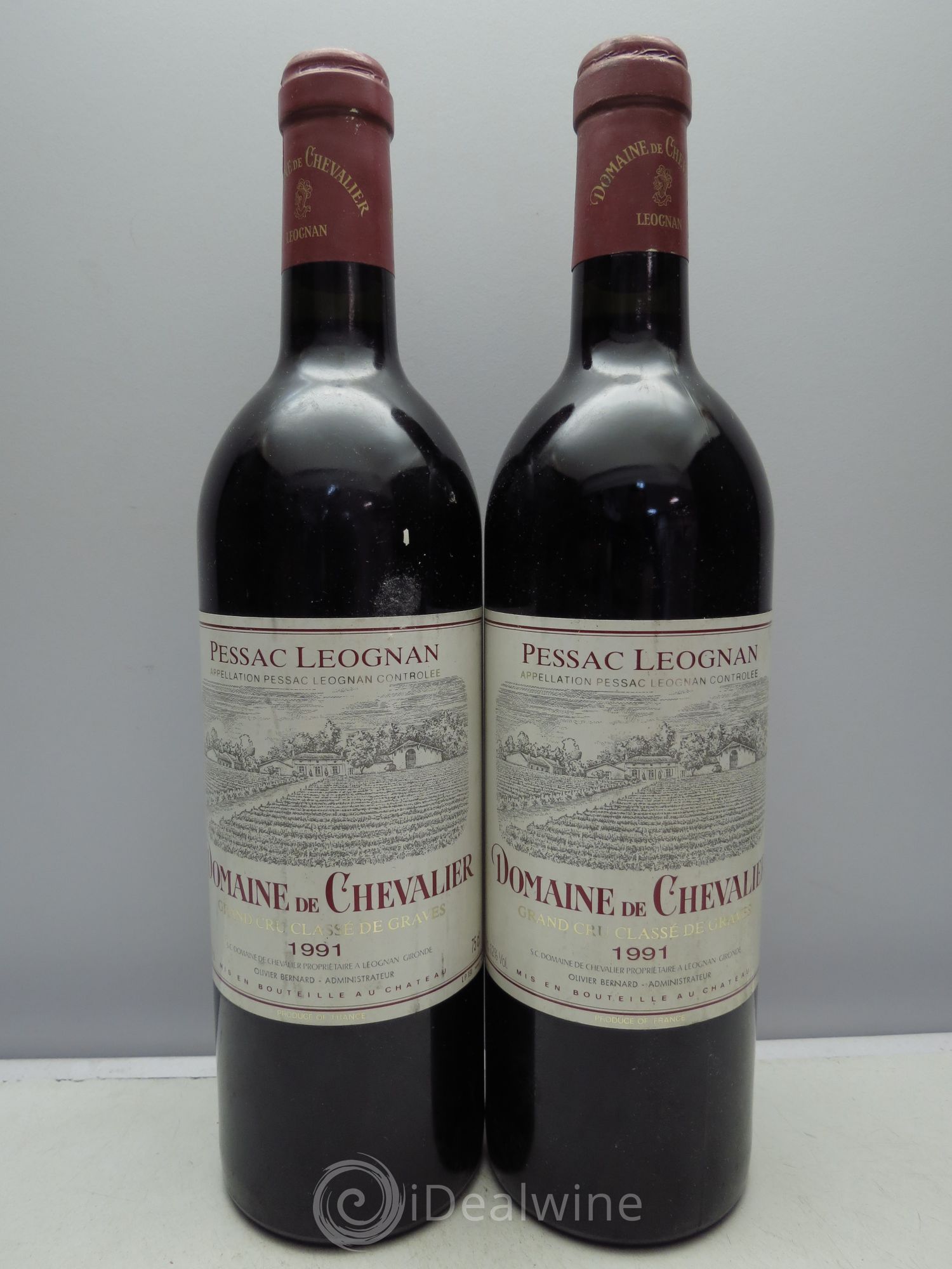 Domaine de Chevalier Cru Classé de Graves 1991 - Lot de 2 bouteilles - 0