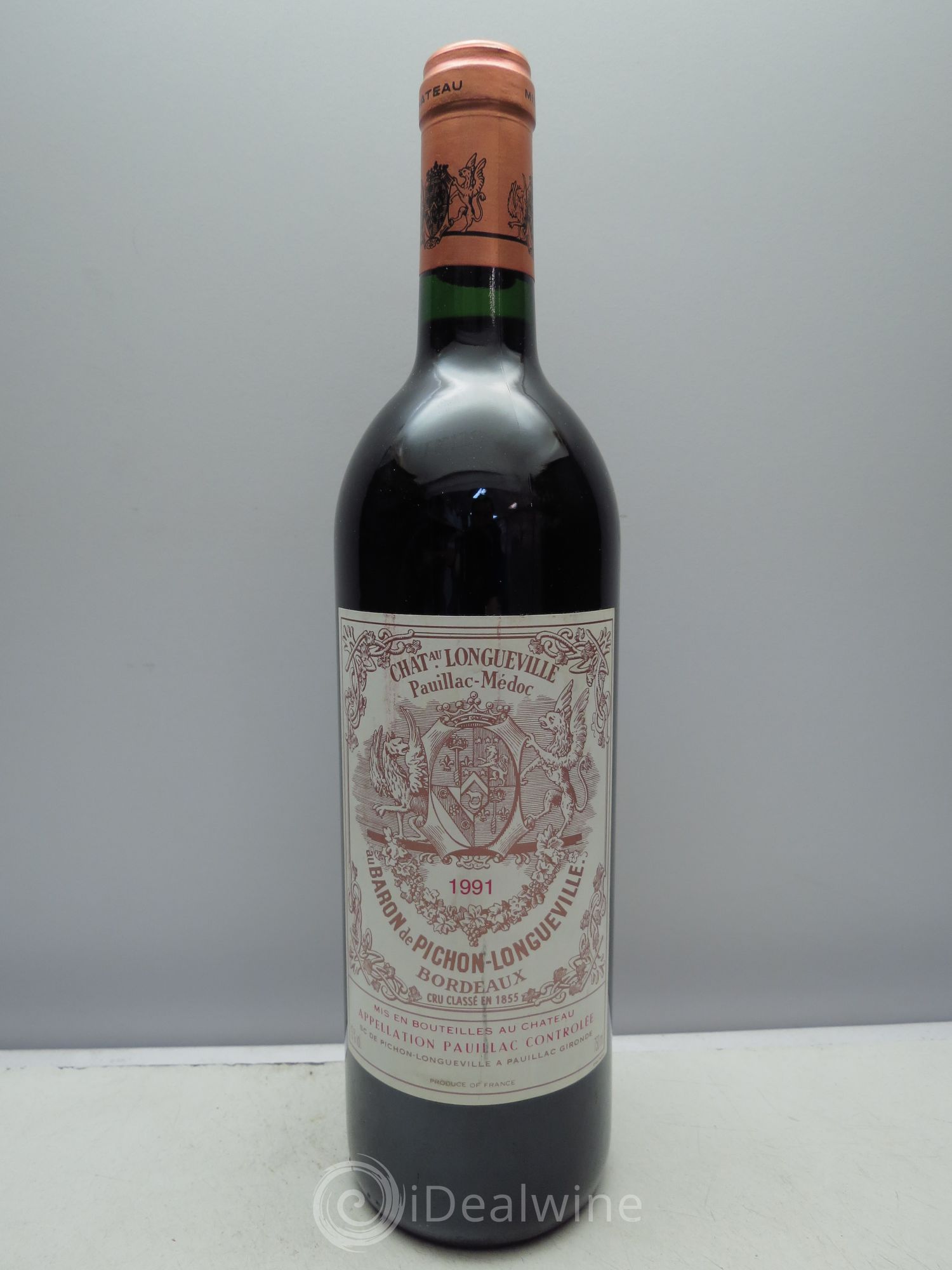 Pichon Longueville Baron 2ème Grand Cru Classé 1991 - Lot de 1 bouteille - 0