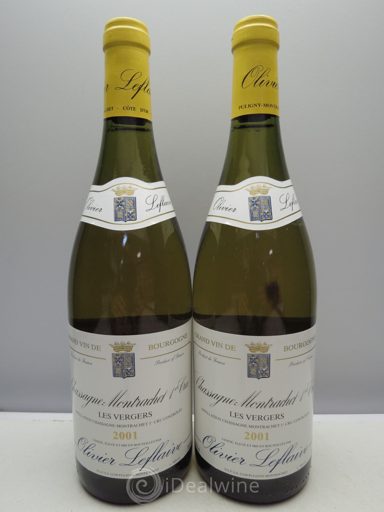 Chassagne-Montrachet 1er Cru 2001 - Lot de 2 bouteilles - 0