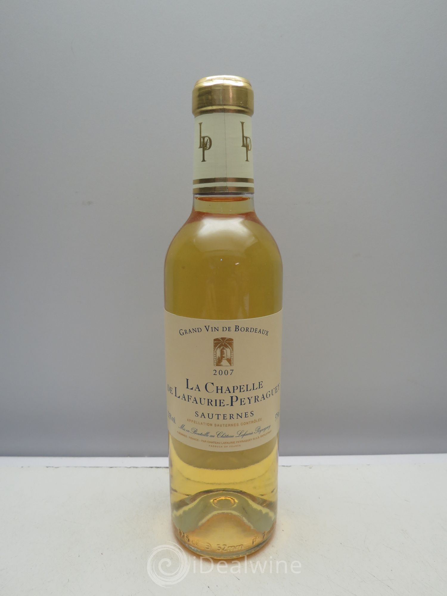 Sauternes La Chapelle de Lafaurie Peyraguey 2007 - Posten von 12 Demi-Flaschen - 0