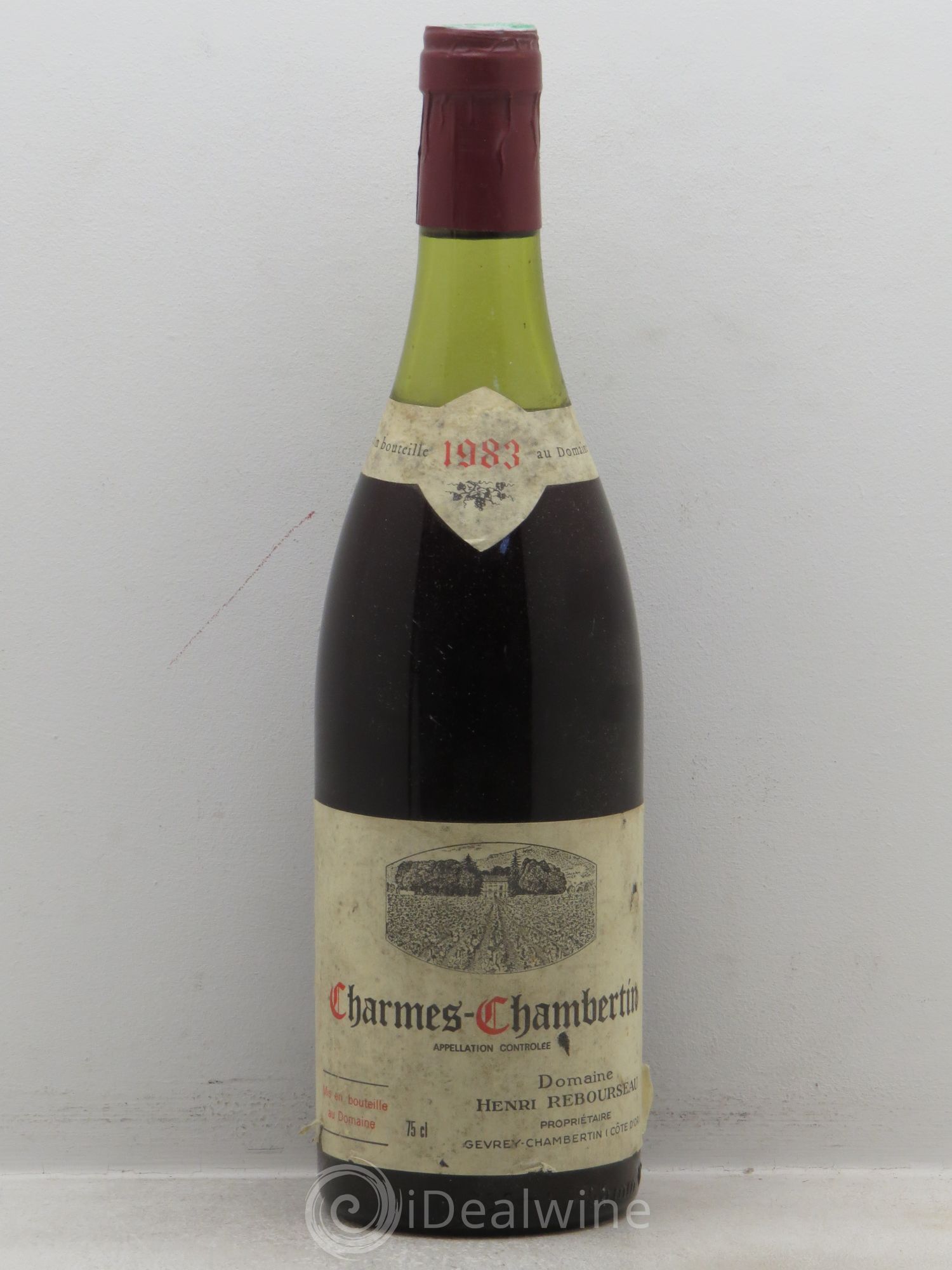 Charmes-Chambertin Grand Cru Henri Rebourseau 1983 - Lot de 1 bouteille - 0
