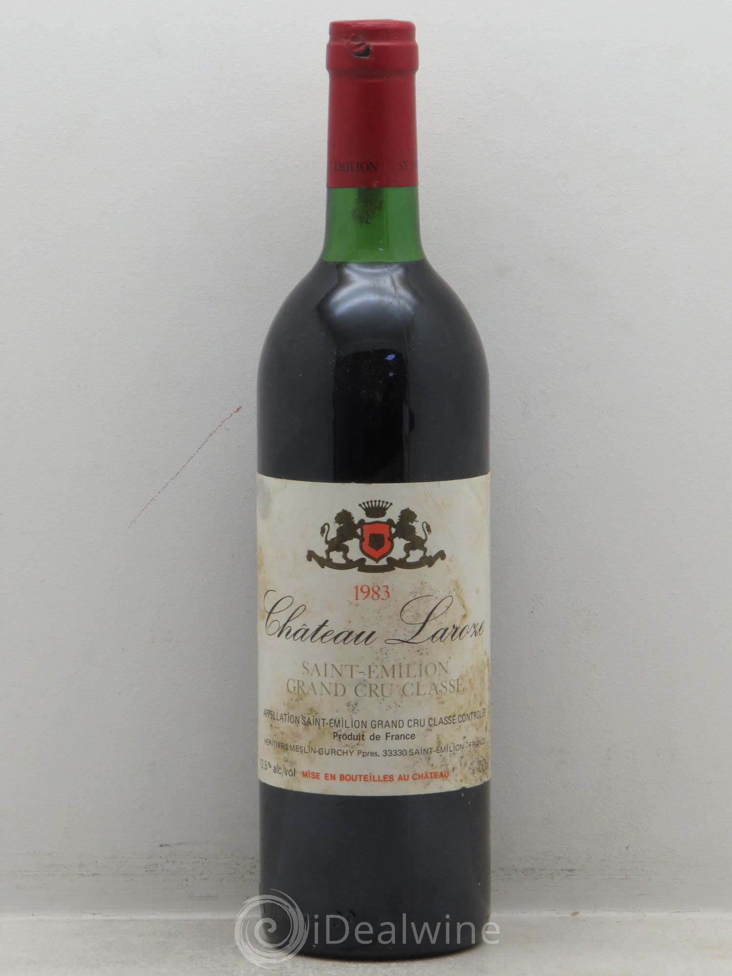 Château Laroze Grand Cru Classé 1983 - Lot de 1 bouteille - 0