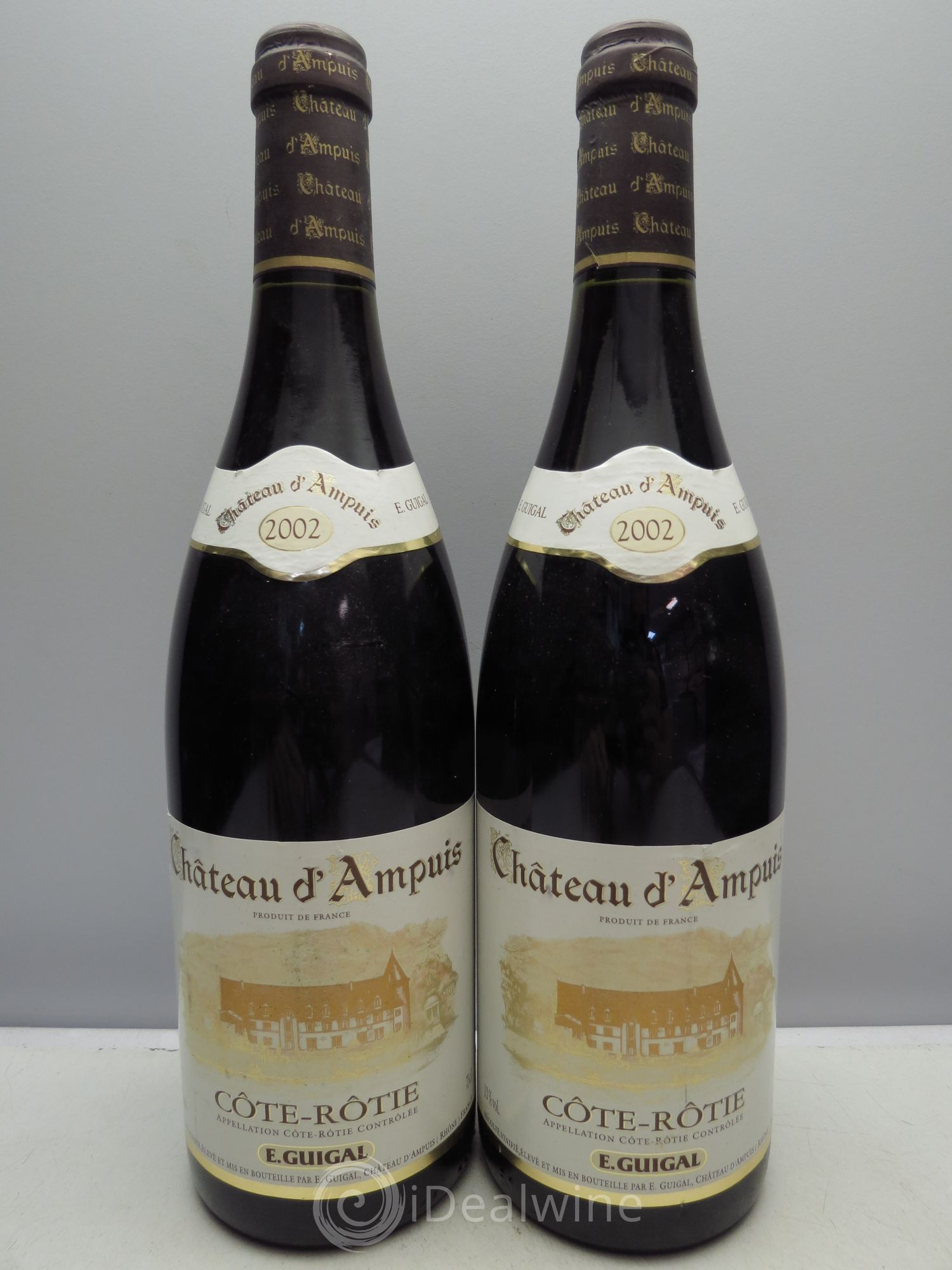 Côte-Rôtie Château d'Ampuis Guigal 2002 - Lot de 2 bouteilles - 0