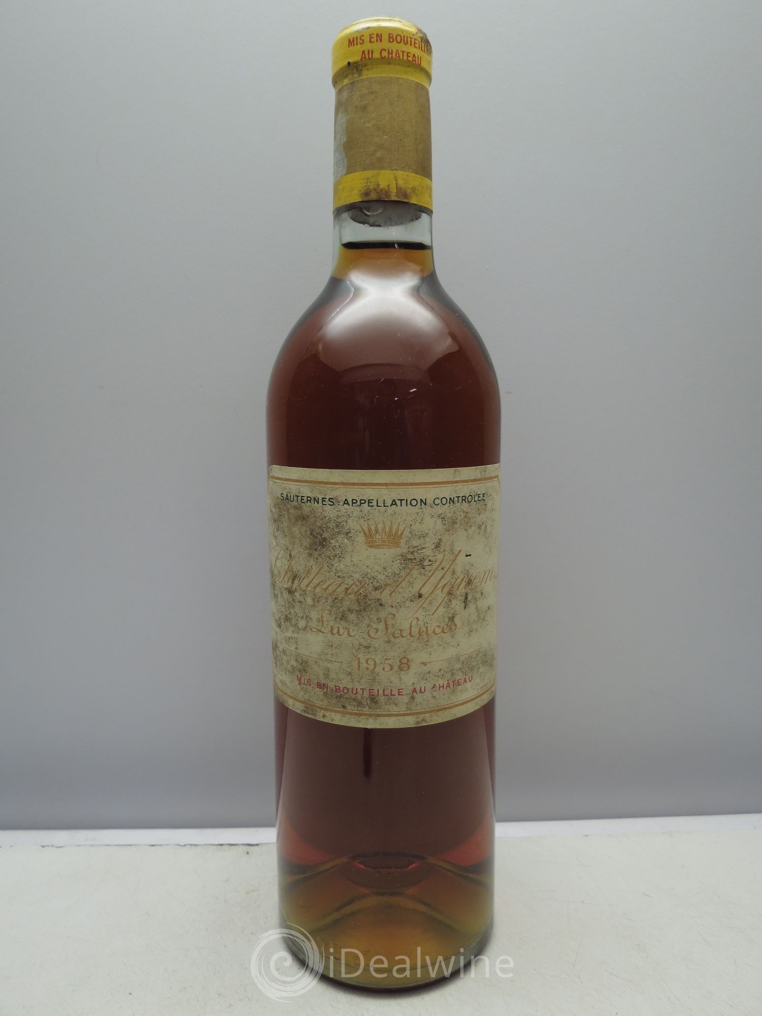Château d' Yquem 1er Cru Classé Supérieur 1958 - Lotto di 1 bottiglia - 0