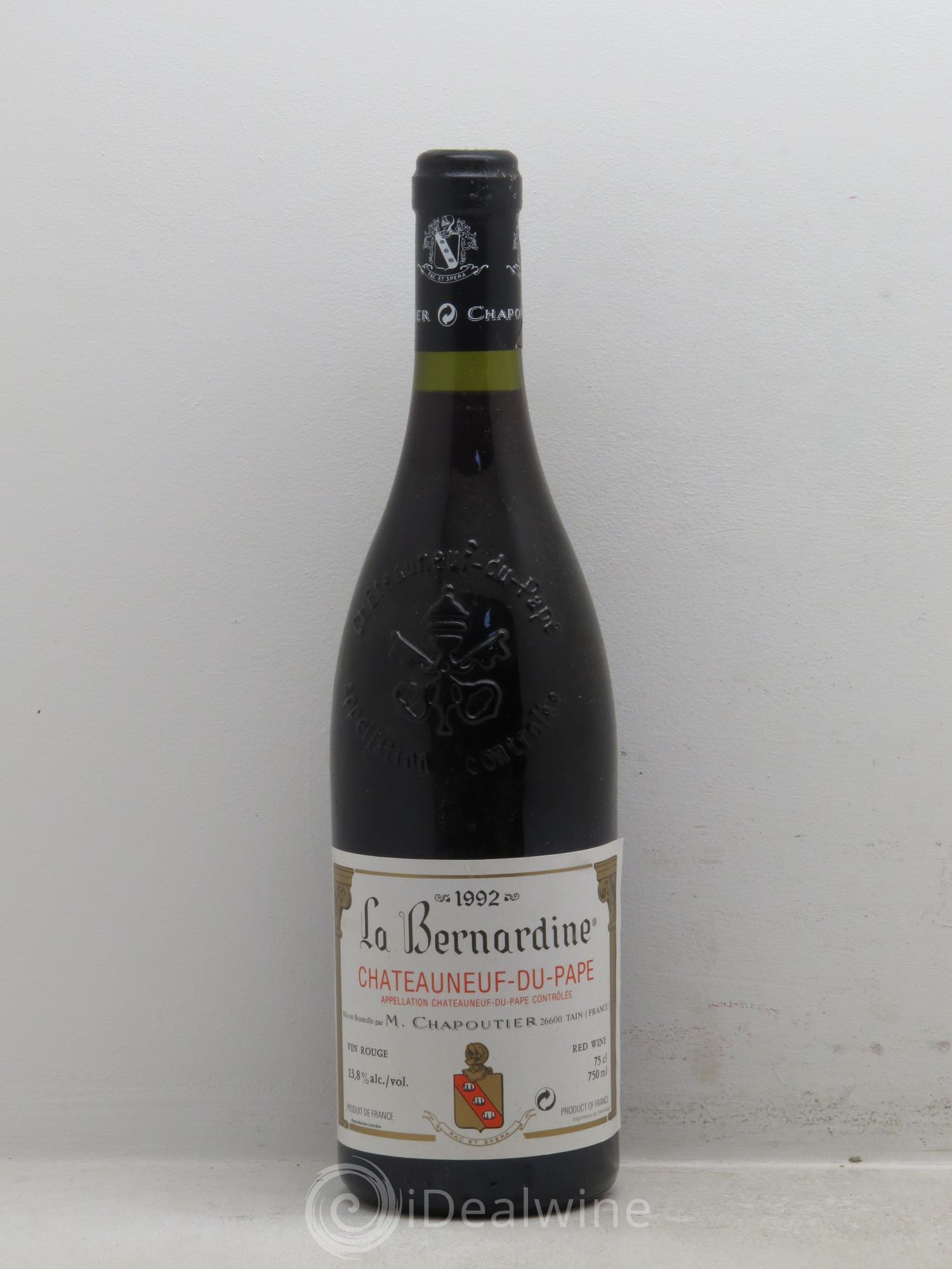 Châteauneuf-du-Pape La Bernardine Chapoutier 1992 - Lot de 6 bouteilles - 0