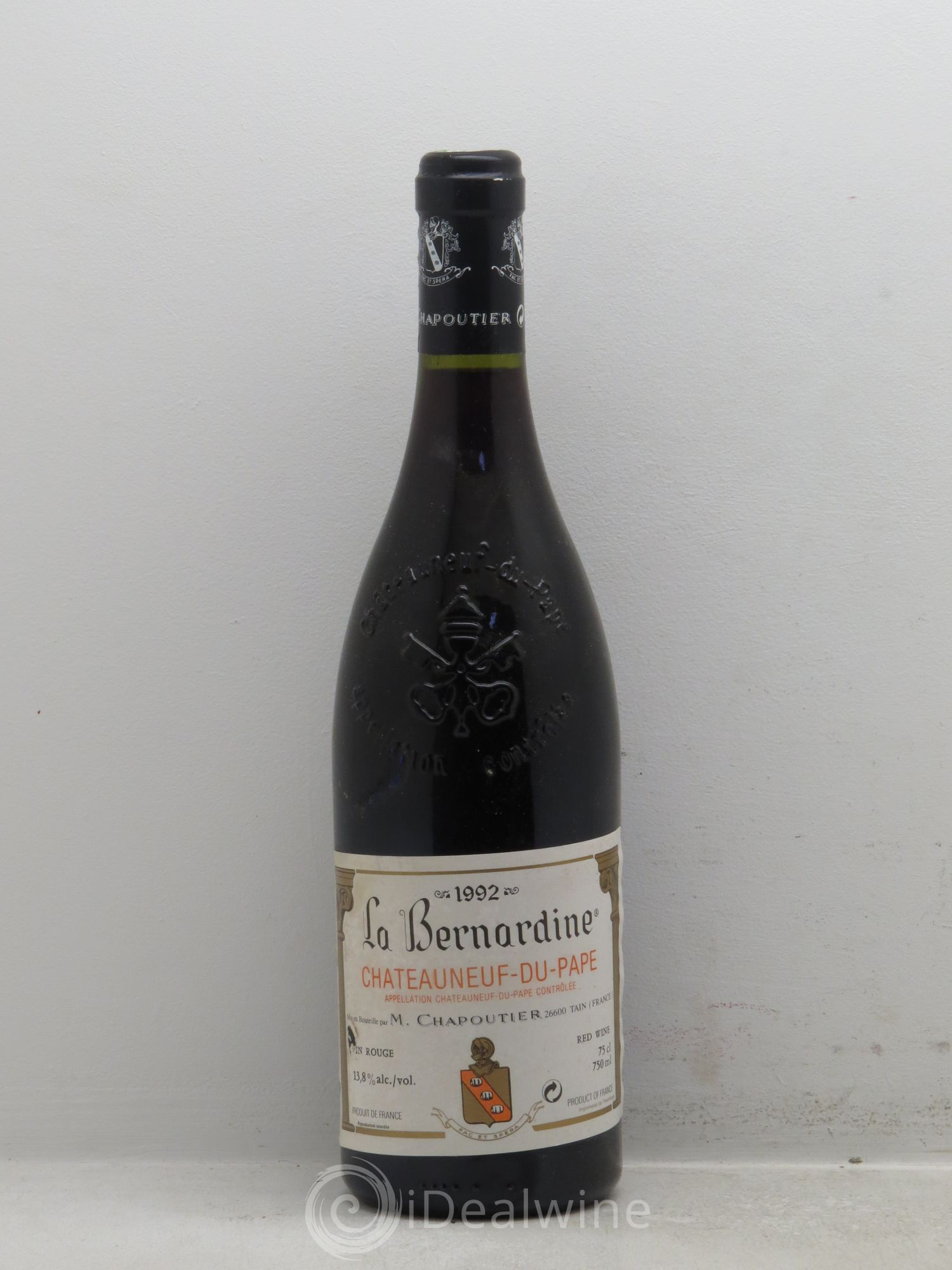 Châteauneuf-du-Pape La Bernardine Chapoutier 1992 - Lot de 1 bouteille - 0