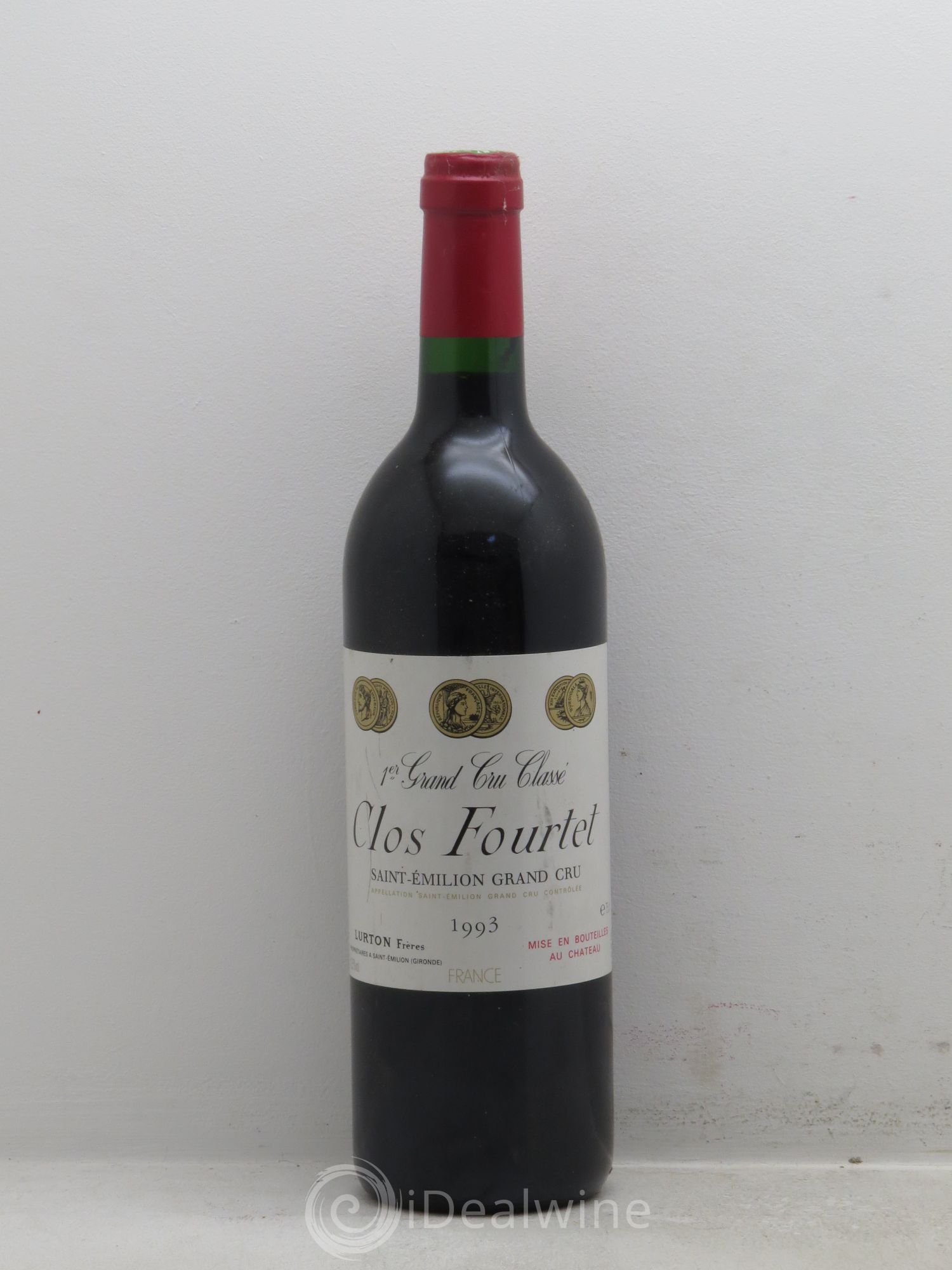 Clos Fourtet 1er Grand Cru Classé B 1993 - Lot de 6 bouteilles - 0