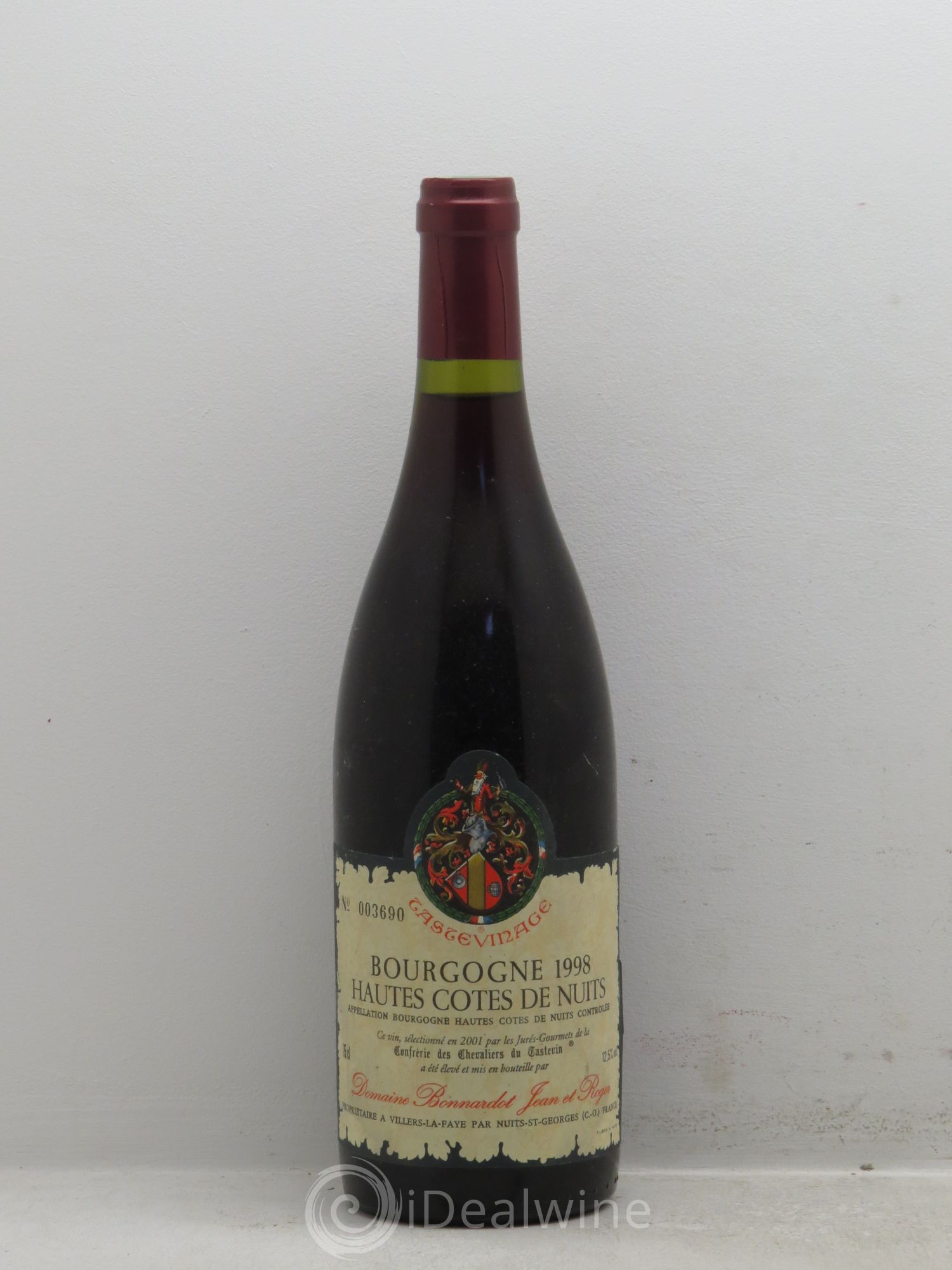 Hautes-Côtes de Nuits Bonnardot (sans prix de réserve) 1998 - Posten von 1 Flasche - 0