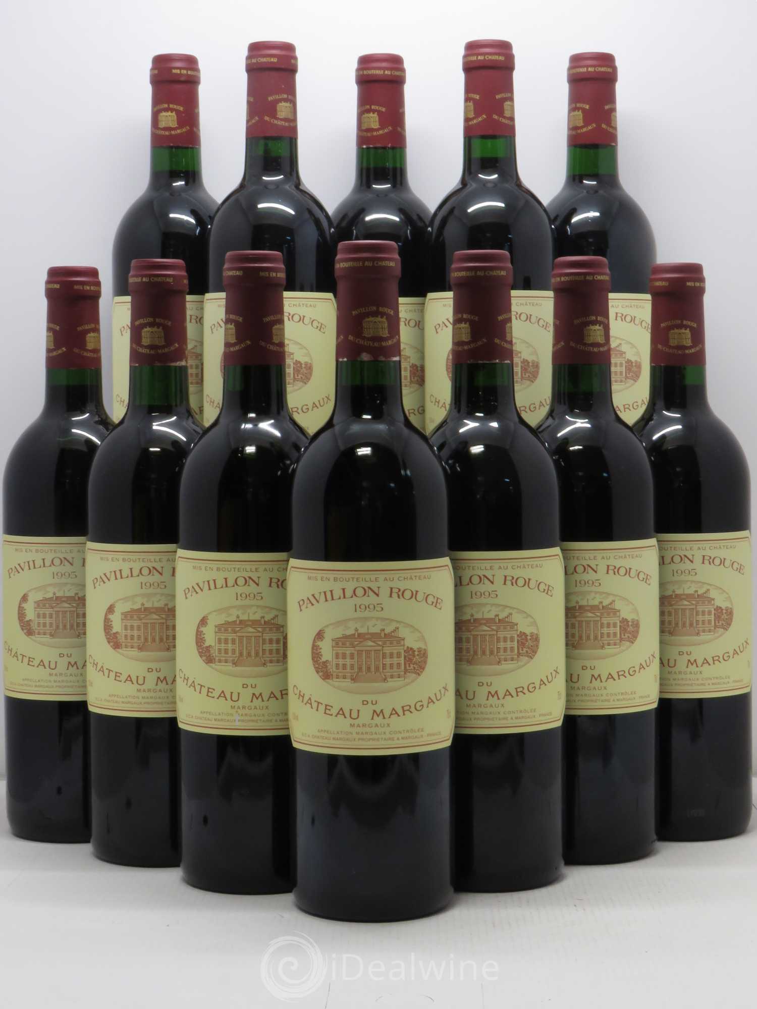 Pavillon Rouge du Château Margaux Second Vin 1995 - Lot de 12 bouteilles - 0