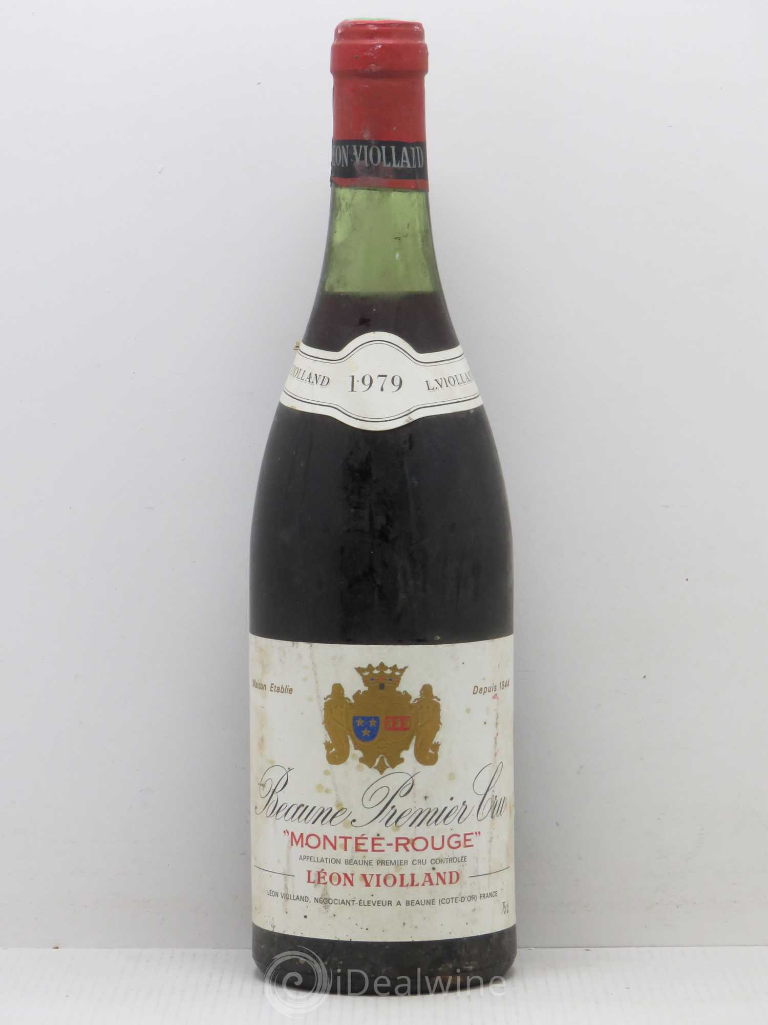 Beaune 1er Cru Montée Rouge Léon Violland 1979 - Lot de 1 bouteille - 0