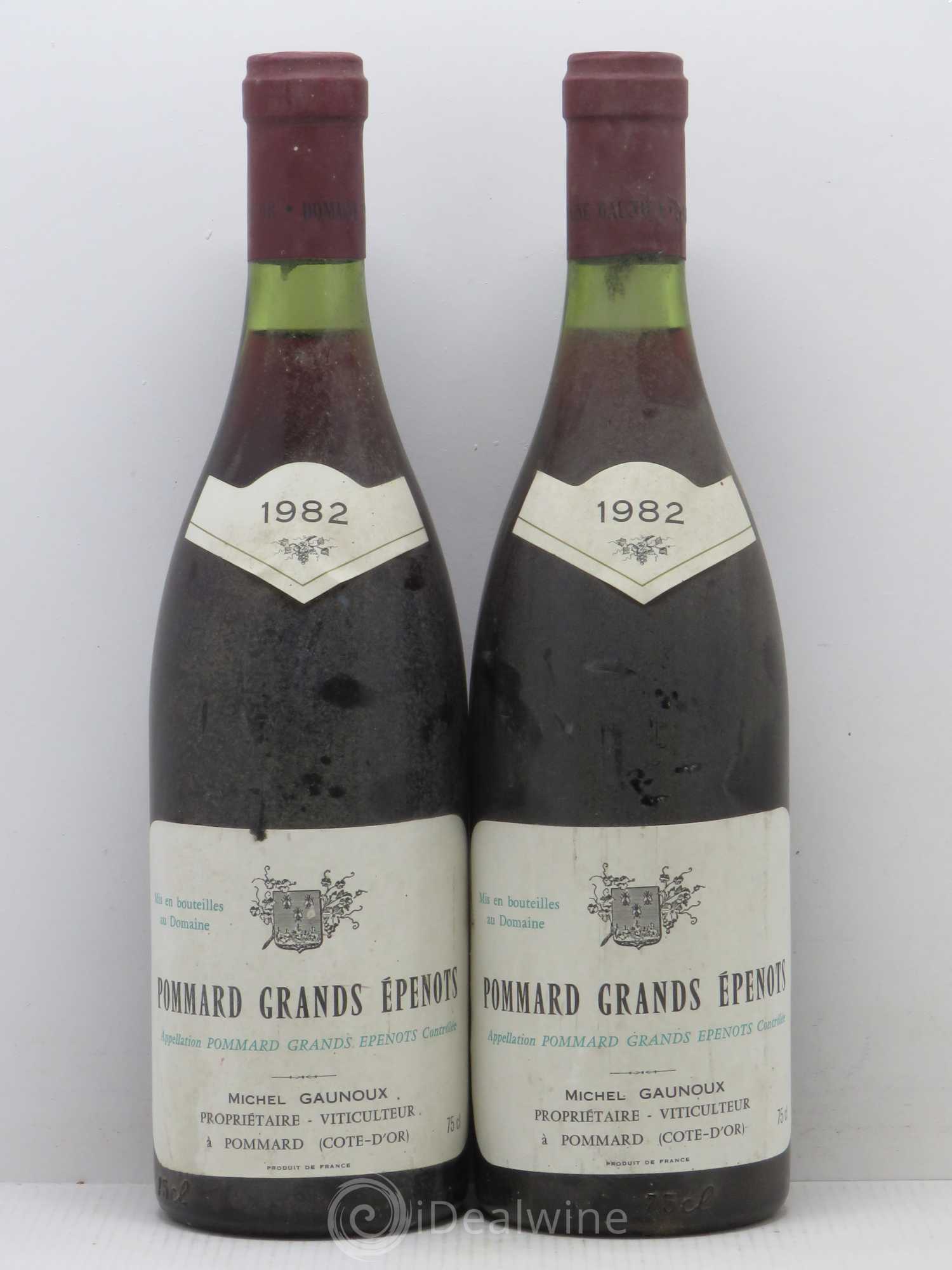 Pommard Grands Epenots - Gaunoux 1982 - Posten von 2 Flaschen - 0