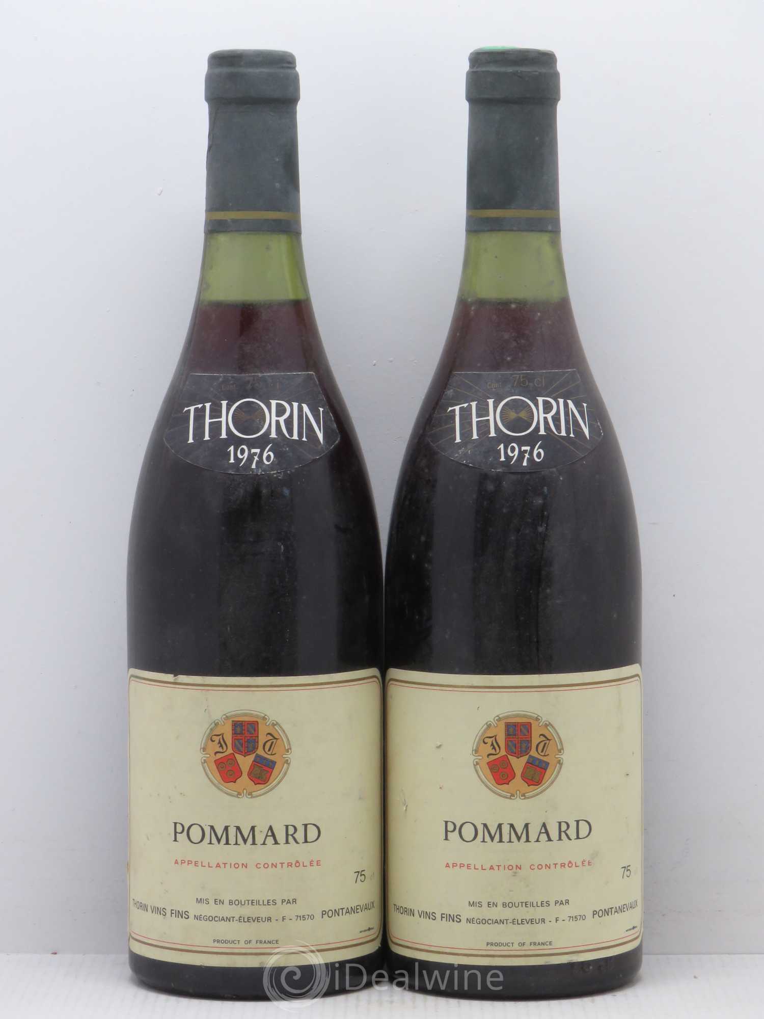 Pommard Thorin 1976 - Lot de 2 bouteilles - 0