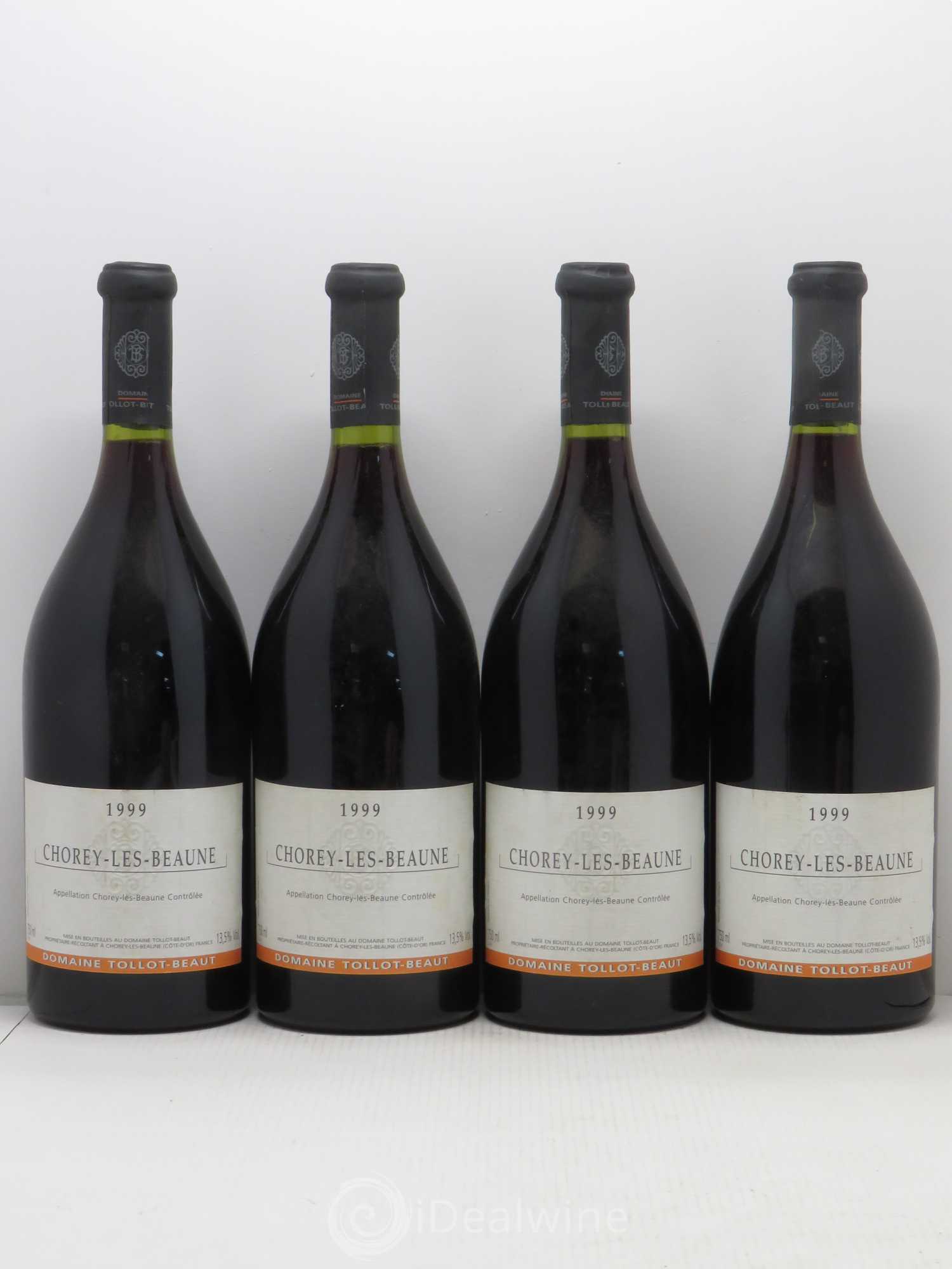Chorey-lès-Beaune Tollot Beaut 1999 - Lot de 4 bouteilles - 0