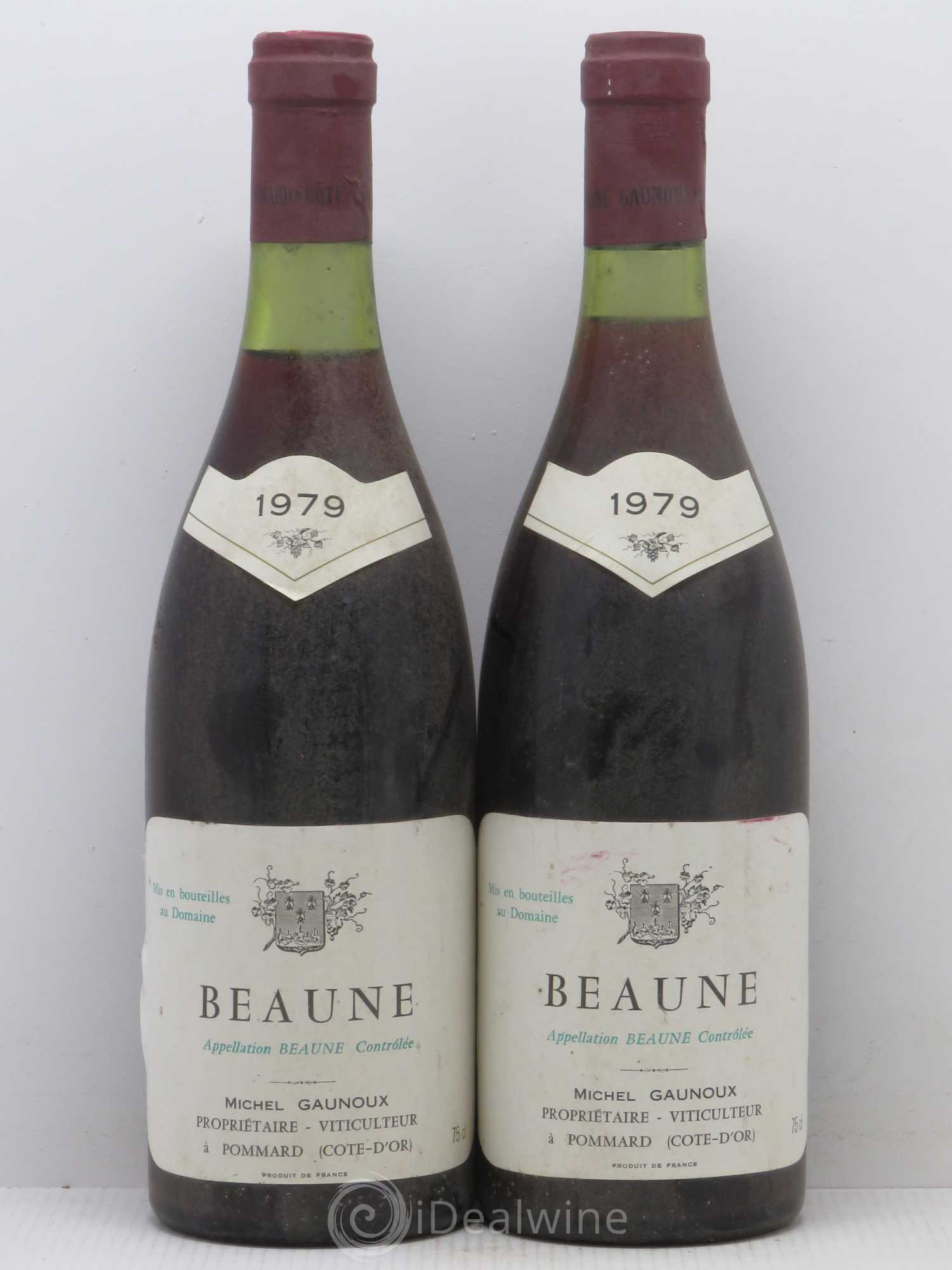 Beaune Gaunoux 1979 - Lot de 2 bouteilles - 0