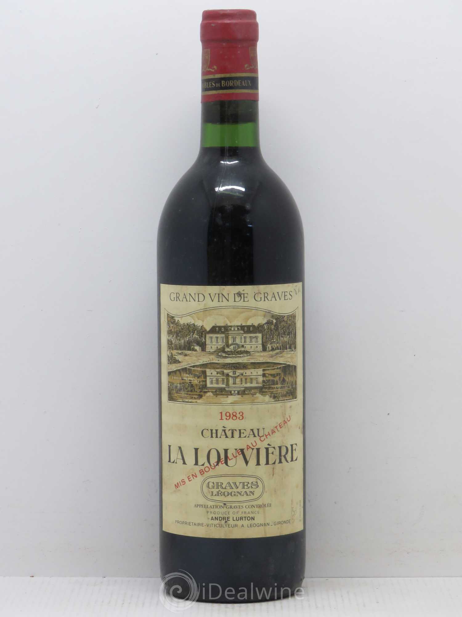 Château la Louvière 1983 - Lot de 1 bouteille - 0