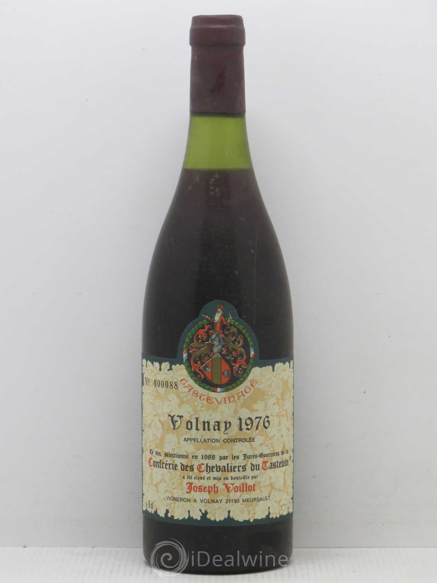 Volnay Voillot Tastevinage 1976 - Posten von 1 Flasche - 0
