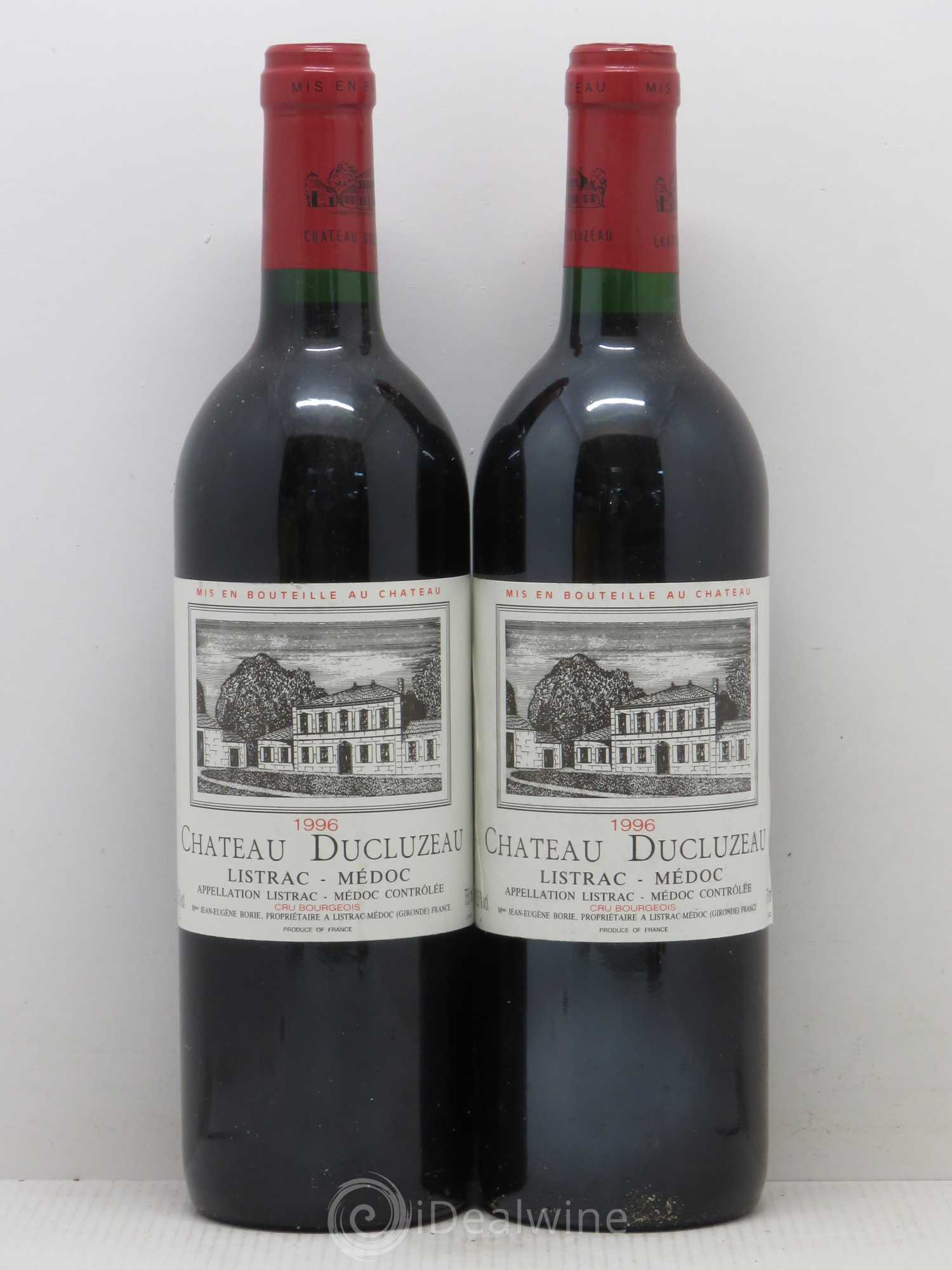 Château Ducluzeau Cru Bourgeois 1996 - Lot de 5 bouteilles - 2