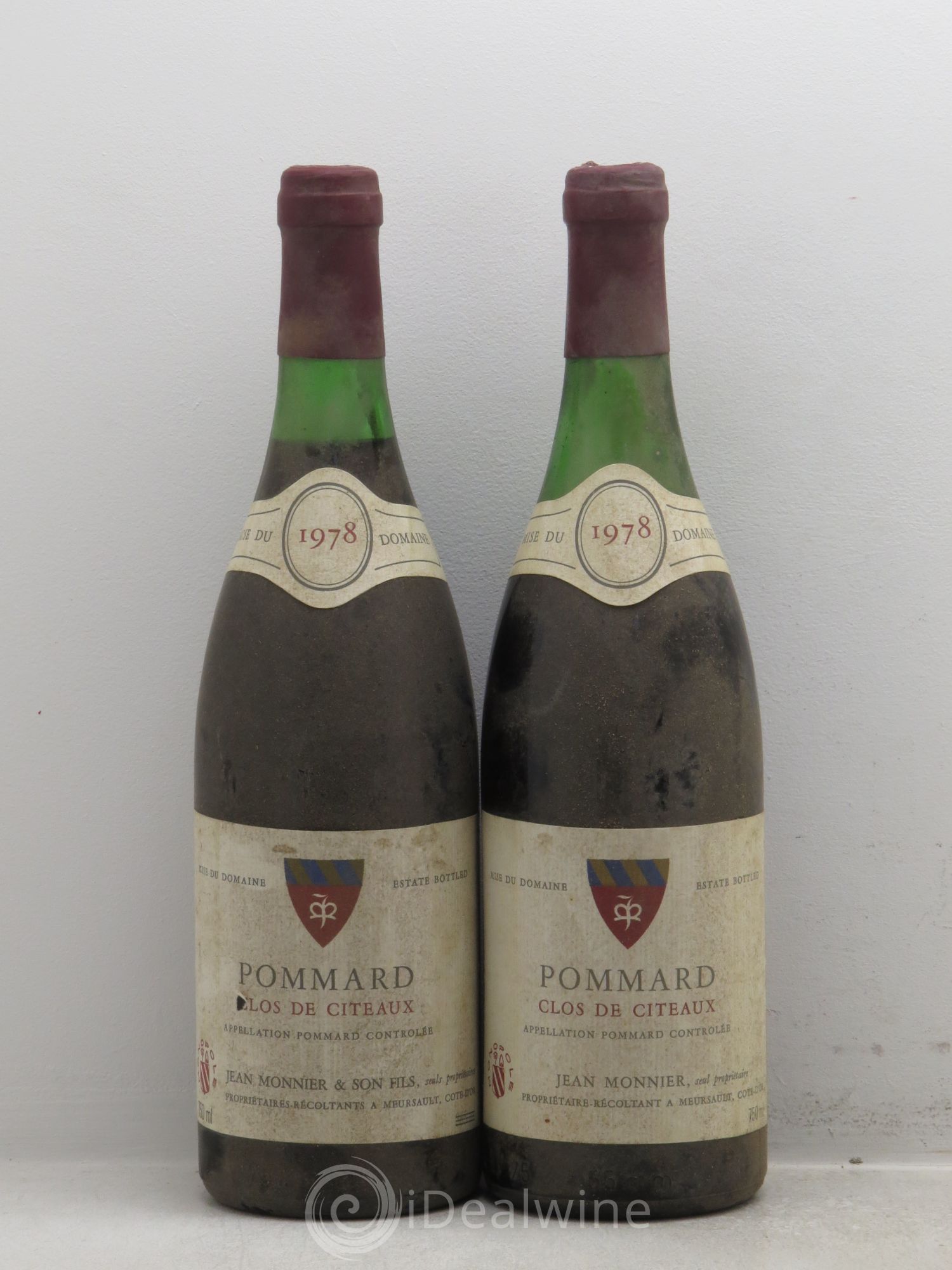 Pommard Clos Citeaux Monnier 1978 - Posten von 2 Flaschen - 0
