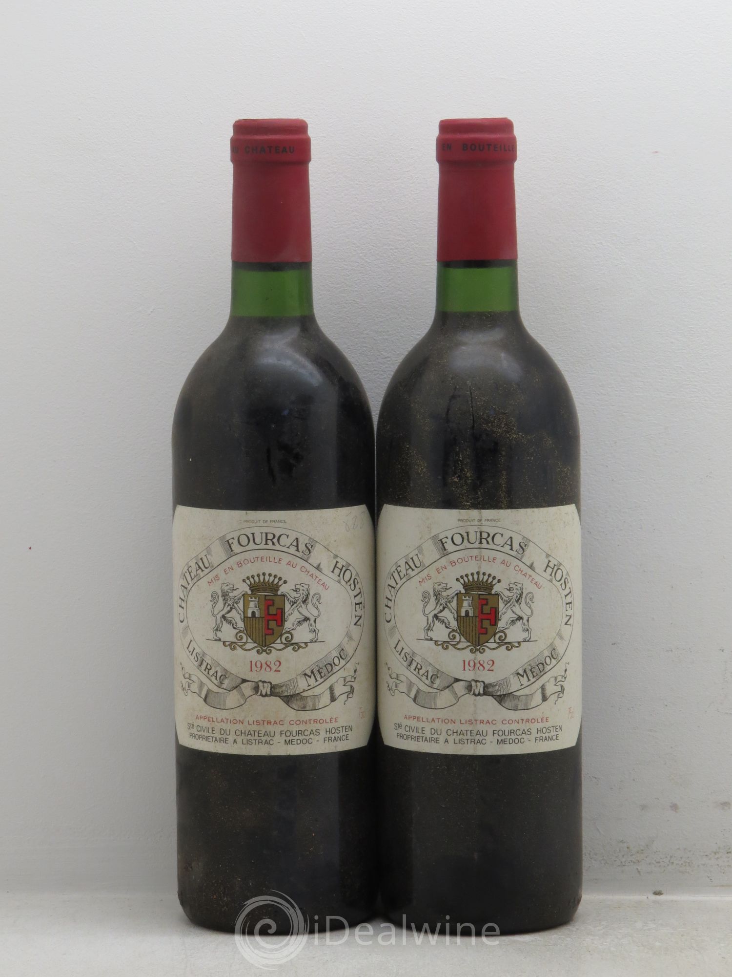 Château Fourcas Hosten Cru Bourgeois 1982 - Lot de 2 bouteilles - 0