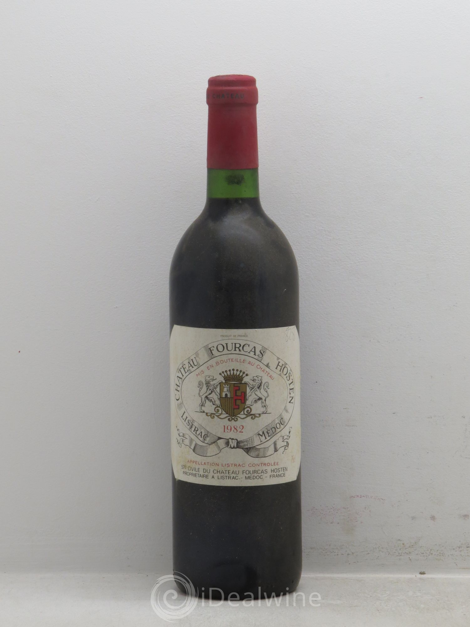 Château Fourcas Hosten Cru Bourgeois 1982 - Lot de 1 bouteille - 0